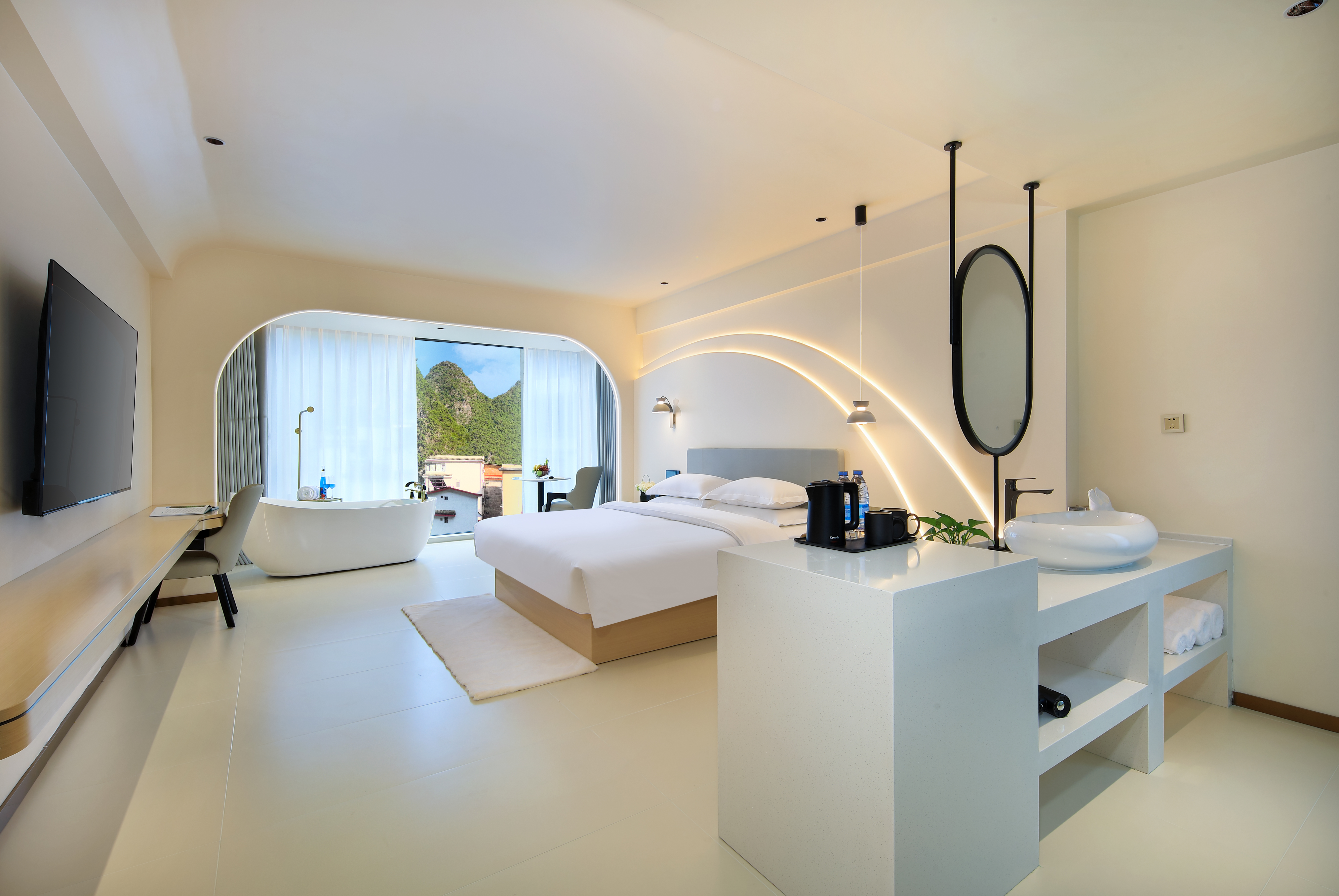 A栋·翎遥·雅居大床房丨小度语音智控丨舒适泡浴