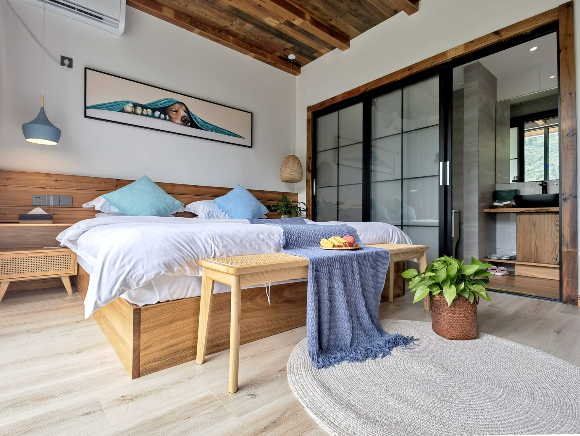 2 Room (Double Bed) (Balcony)