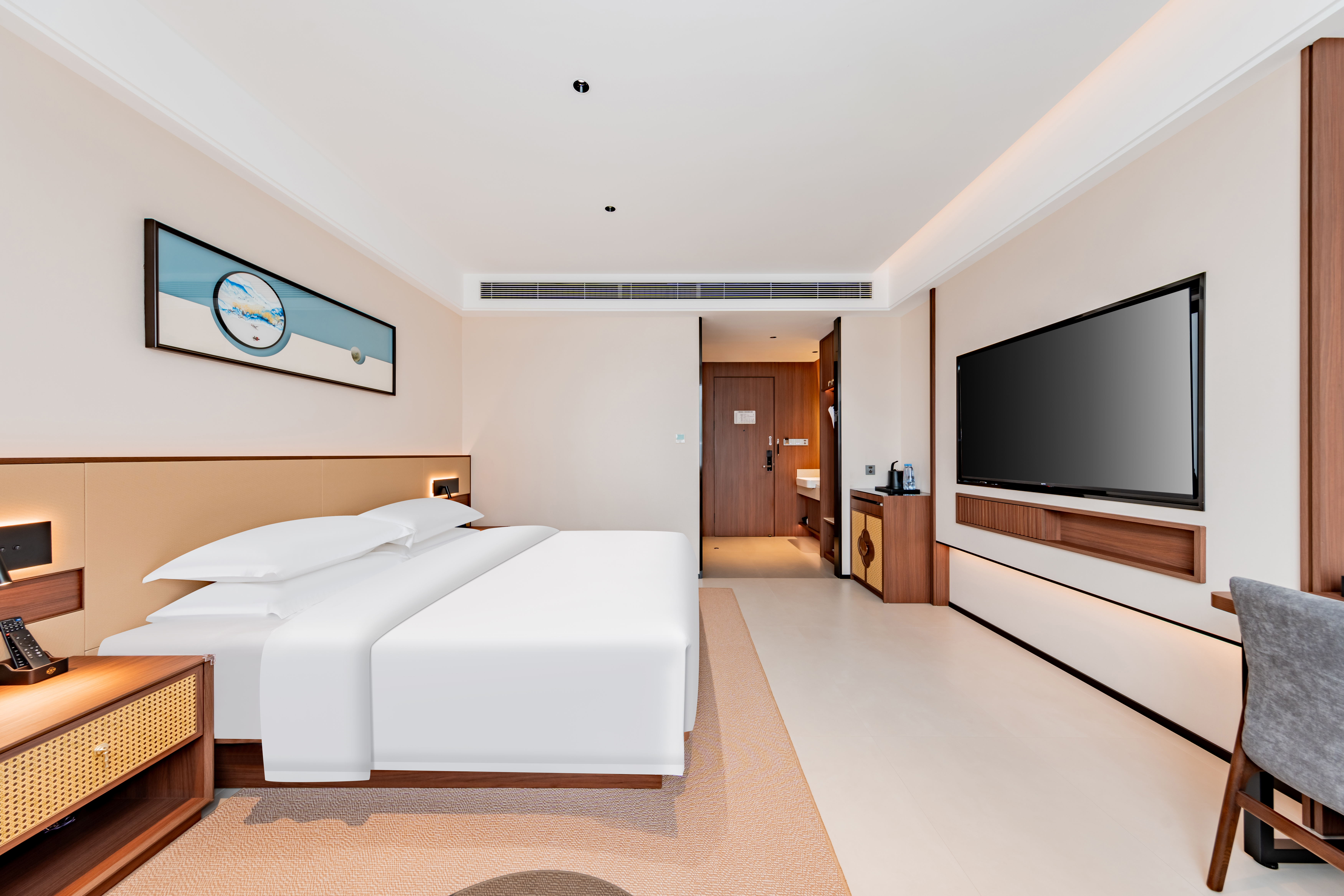 商务大床房『全屋智能?迷你小冰箱』