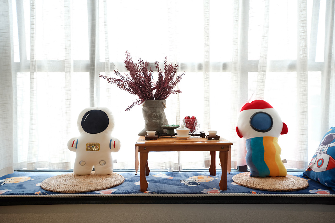 四口之家||圣托里尼洞穴+智控三床房+浪漫氛围感