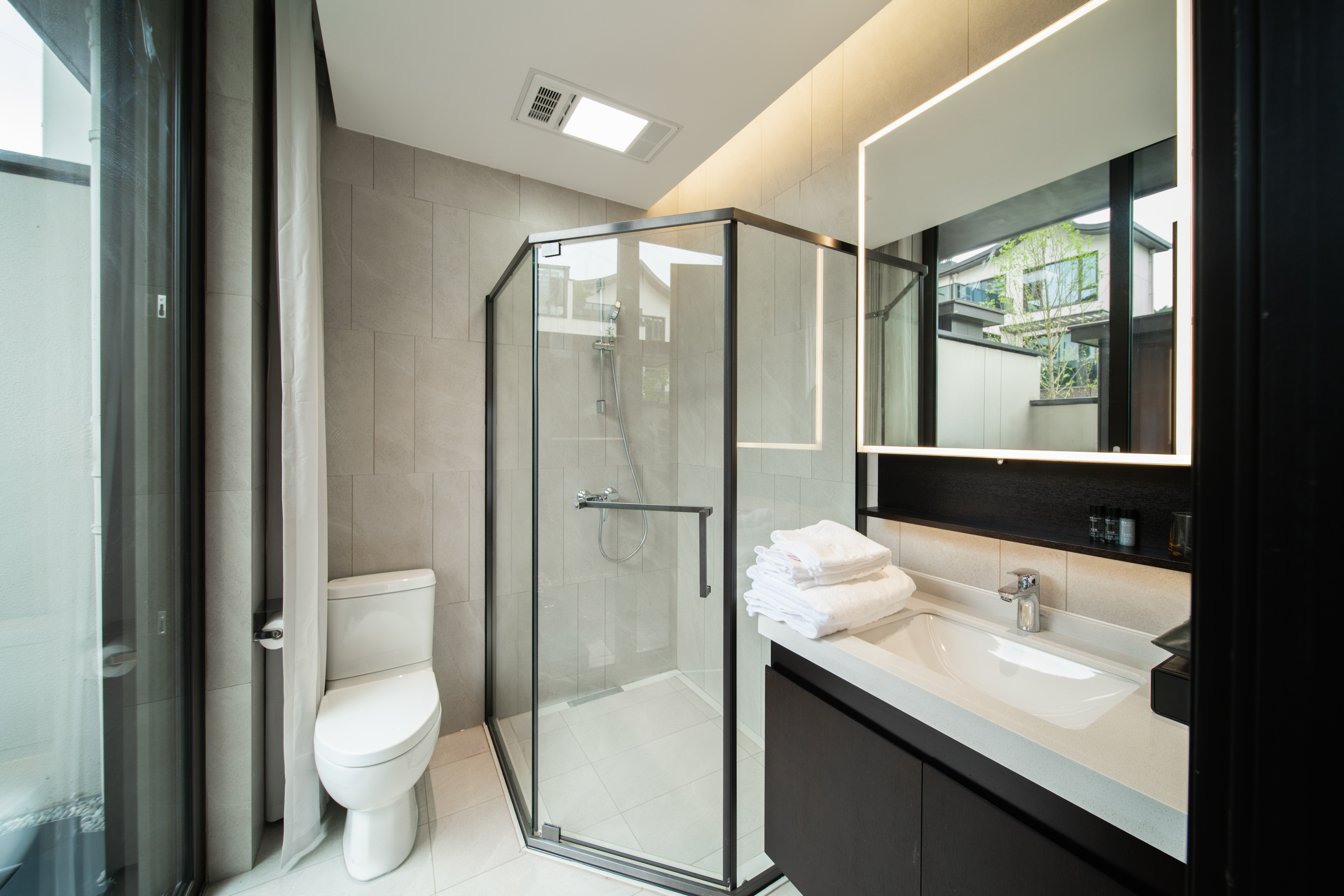 荷鋤丨雙院私湯大床房（獨享雙院+私湯温泉+靜謐花園+品牌床墊+全屋地暖）