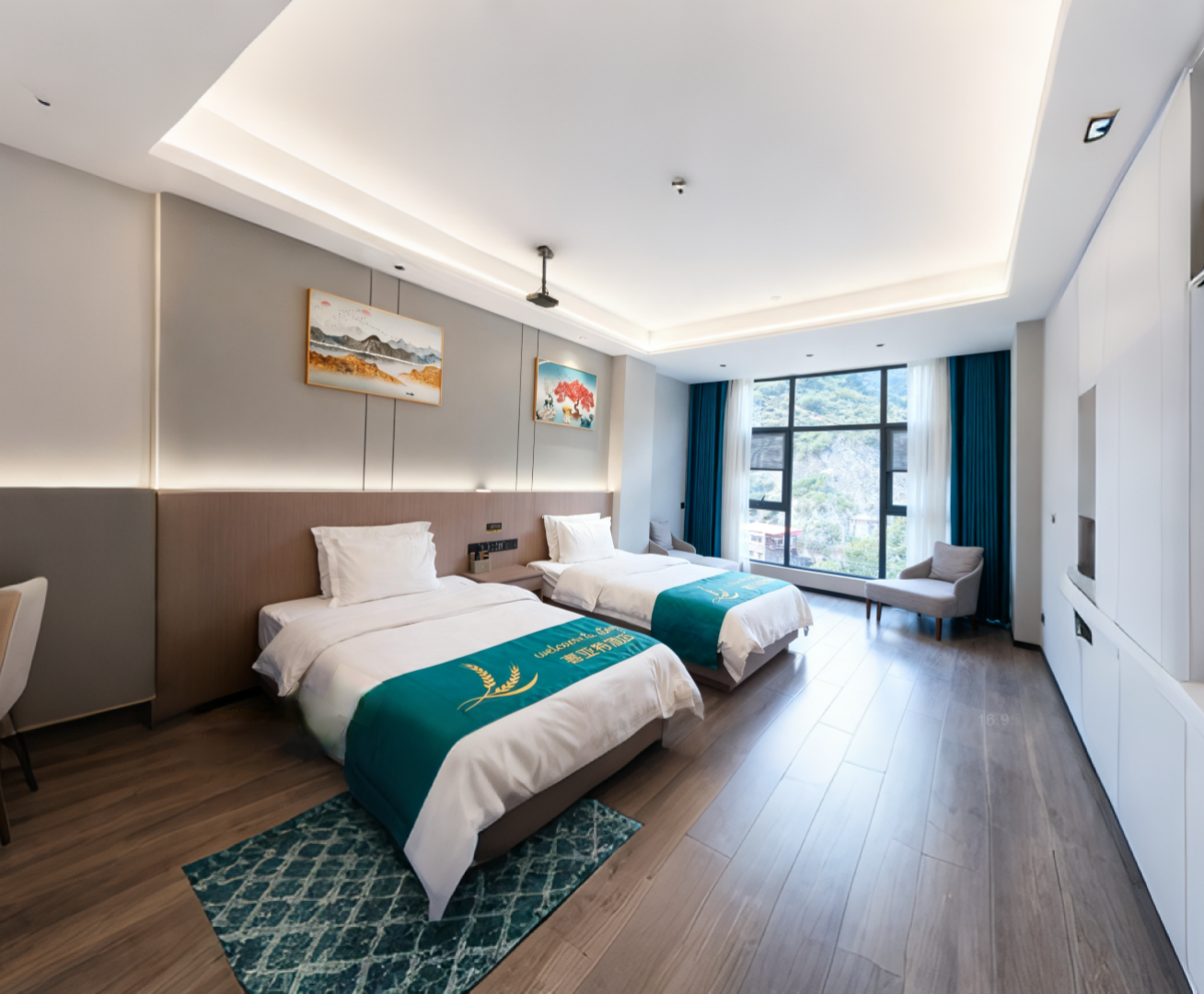 极境.街影山居观影豪华双床房【地暖】