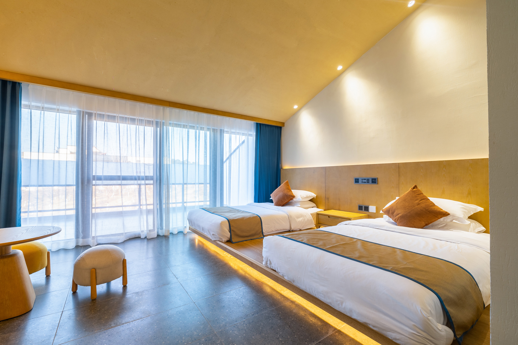 Light Luxury Duplex Family Room