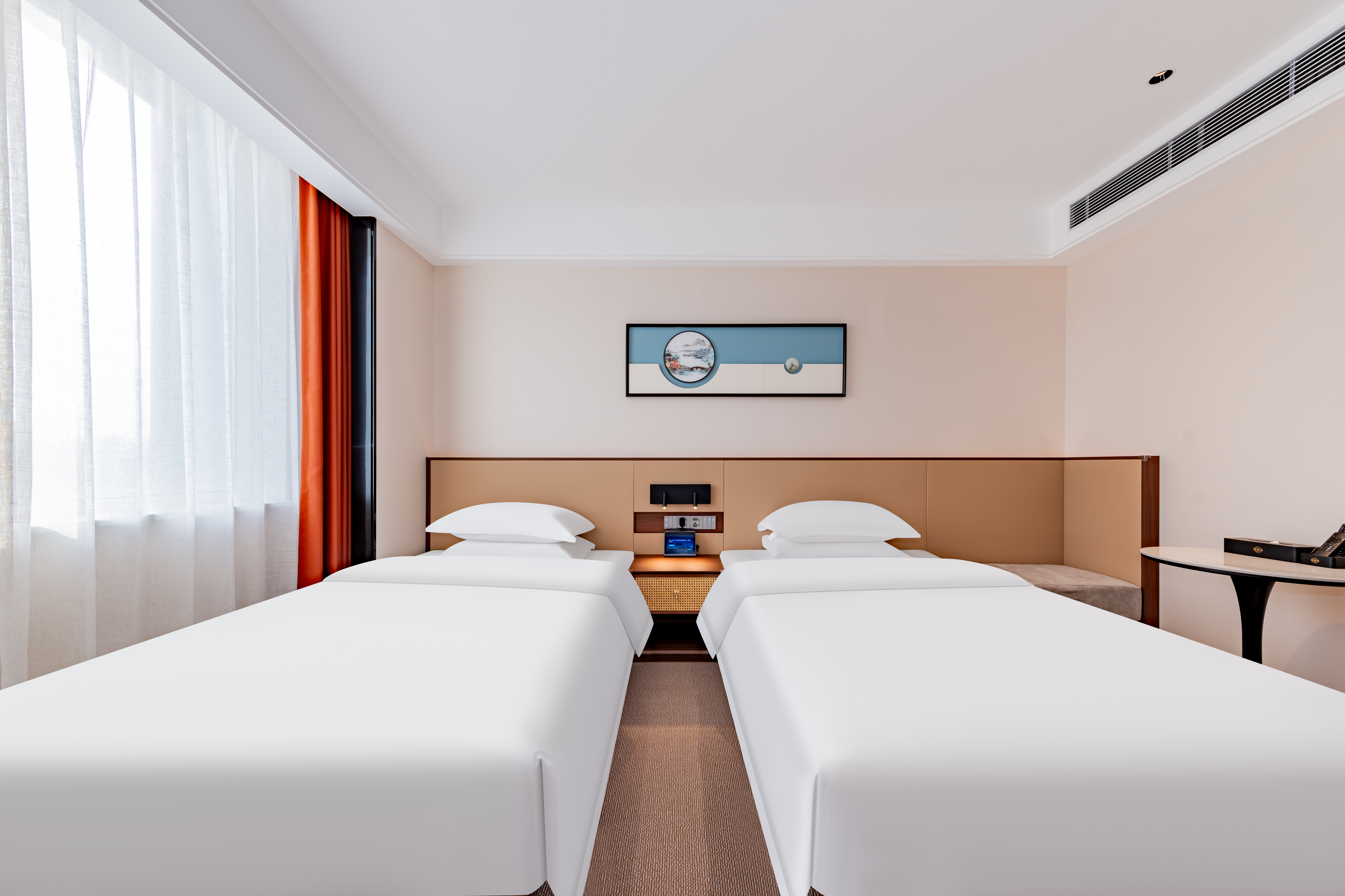 商务双床房『全屋智能?迷你小冰箱』