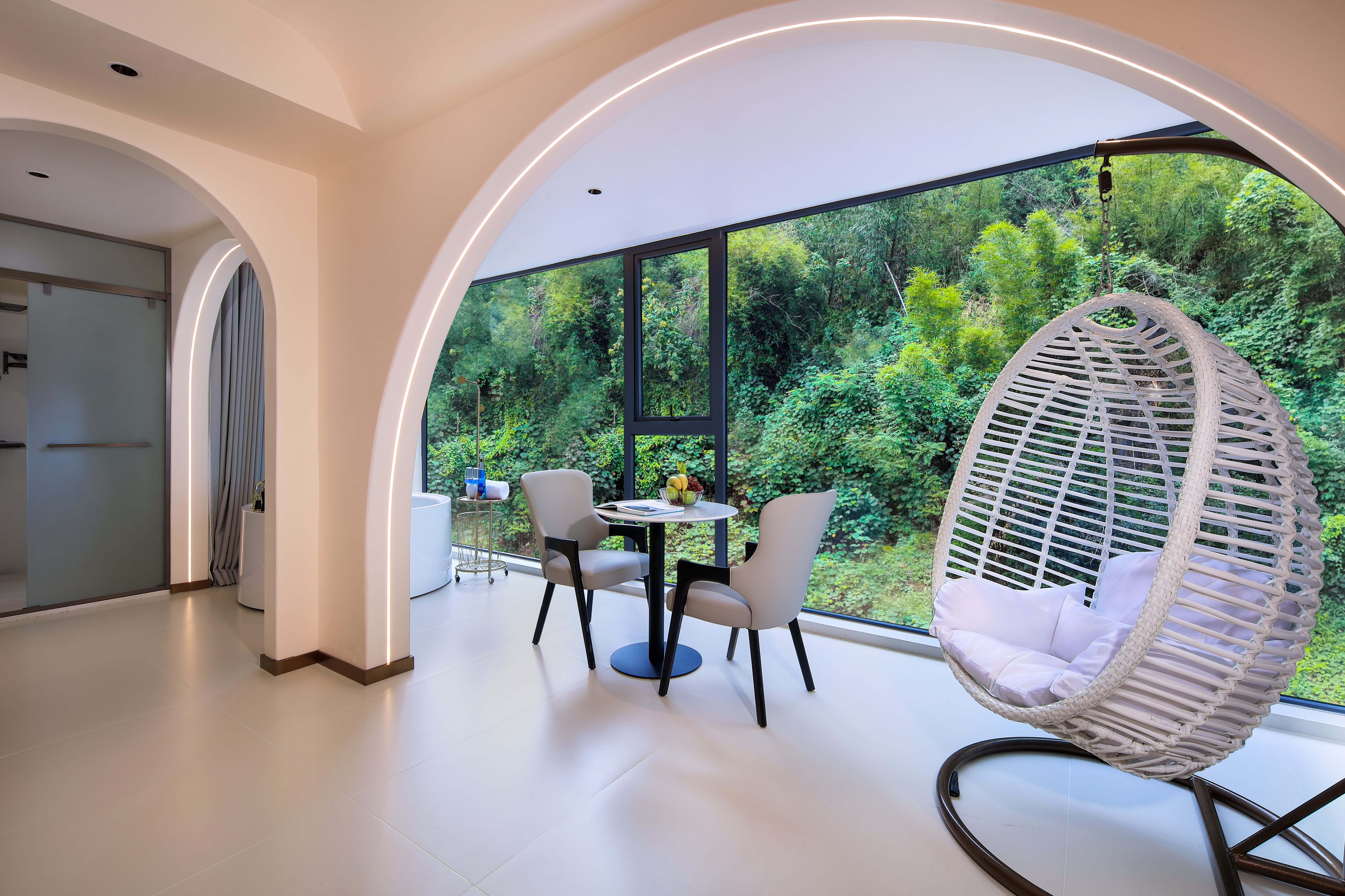 A栋·栖梧·亲子榻榻米套房丨小度语音智控丨泡澡观山