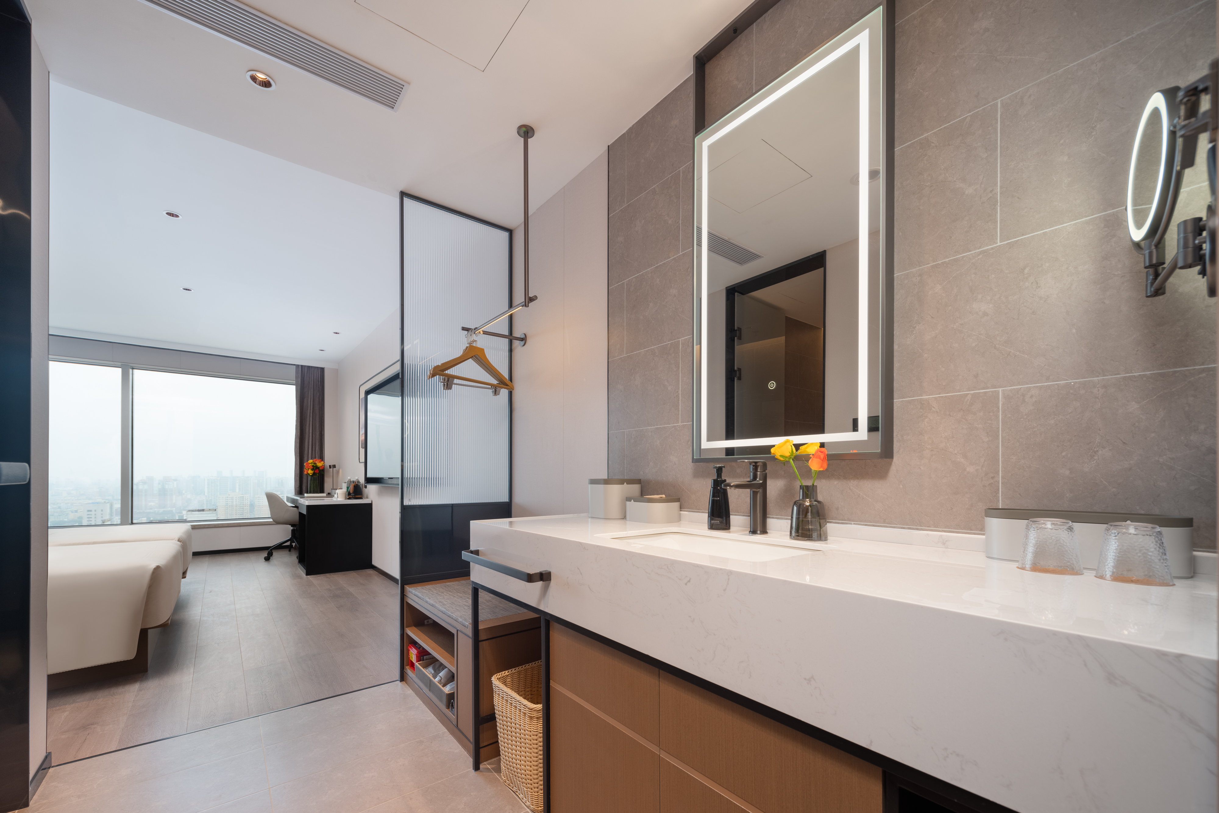 Superior Twin Room With Sky View/Xiaodu Smart Control/Smart Toilet/Mobile Screen Casting