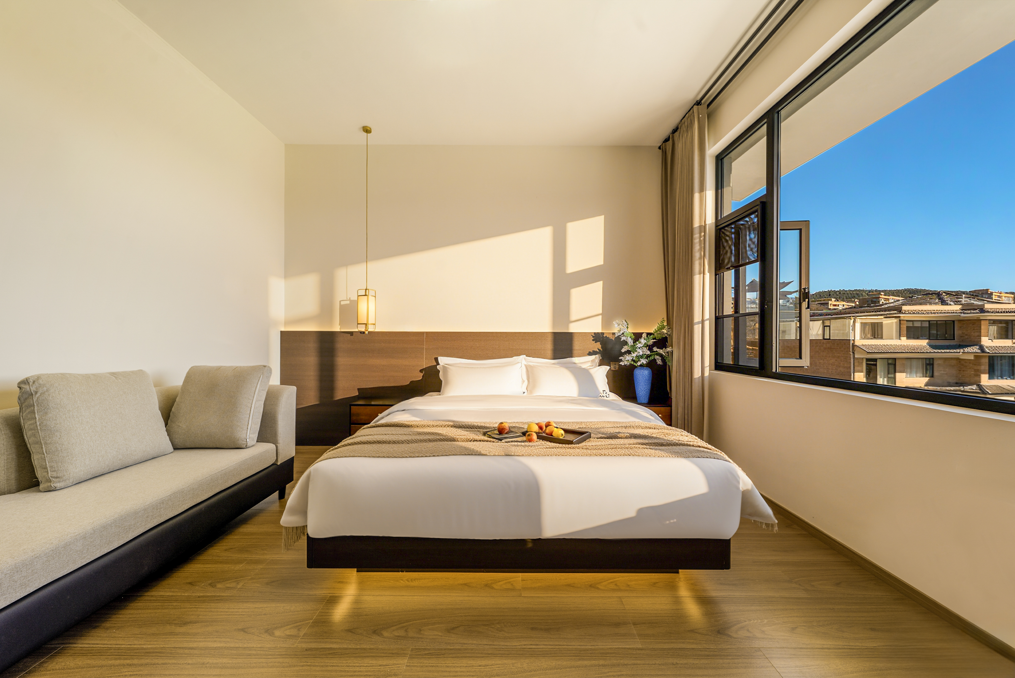 【玖安·阳光大床房】岫居静卧|琉光映庭〉