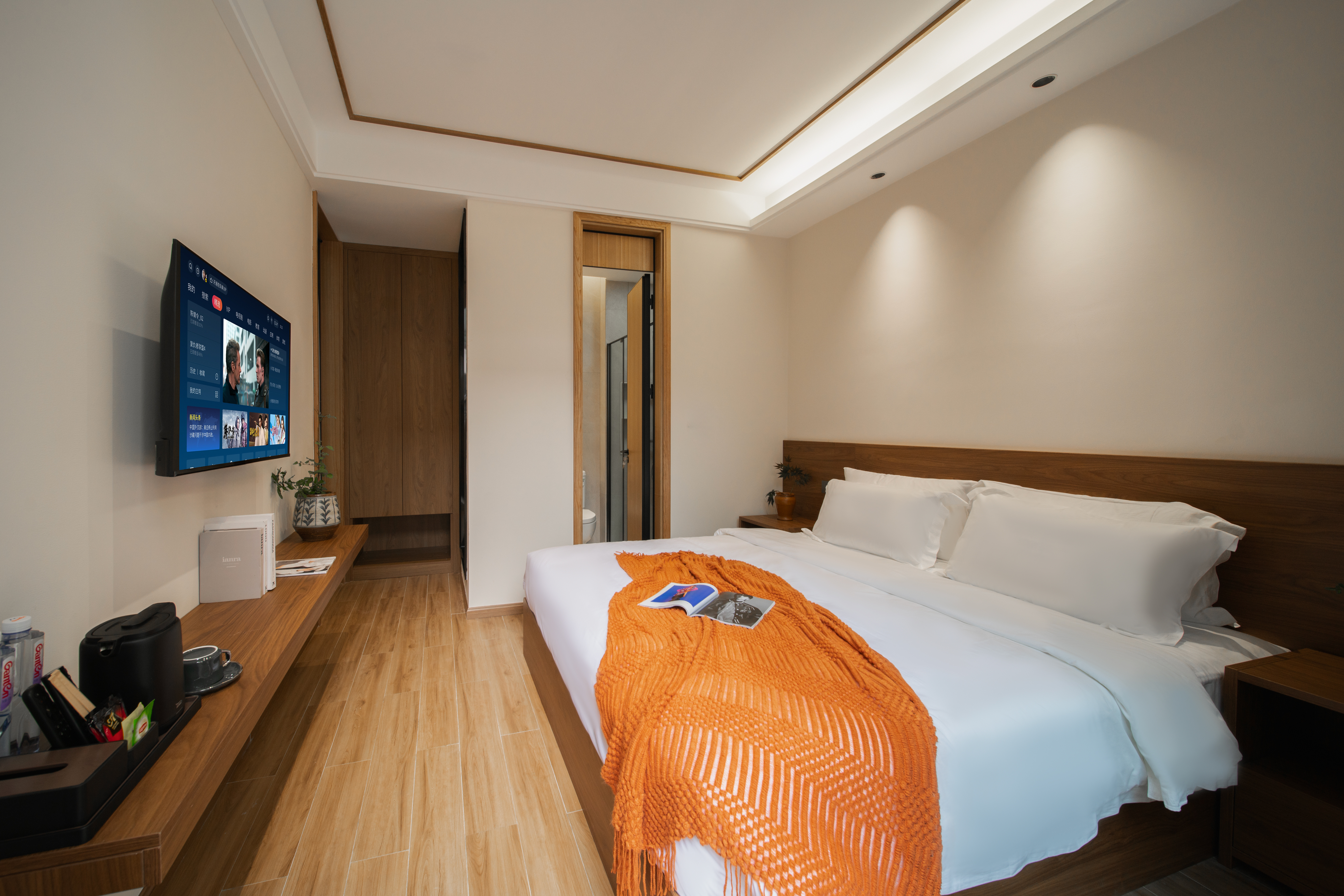 歸去丨隱院私湯大床房（獨享庭院+私湯温泉+高清電視+品牌床墊+全屋地暖）