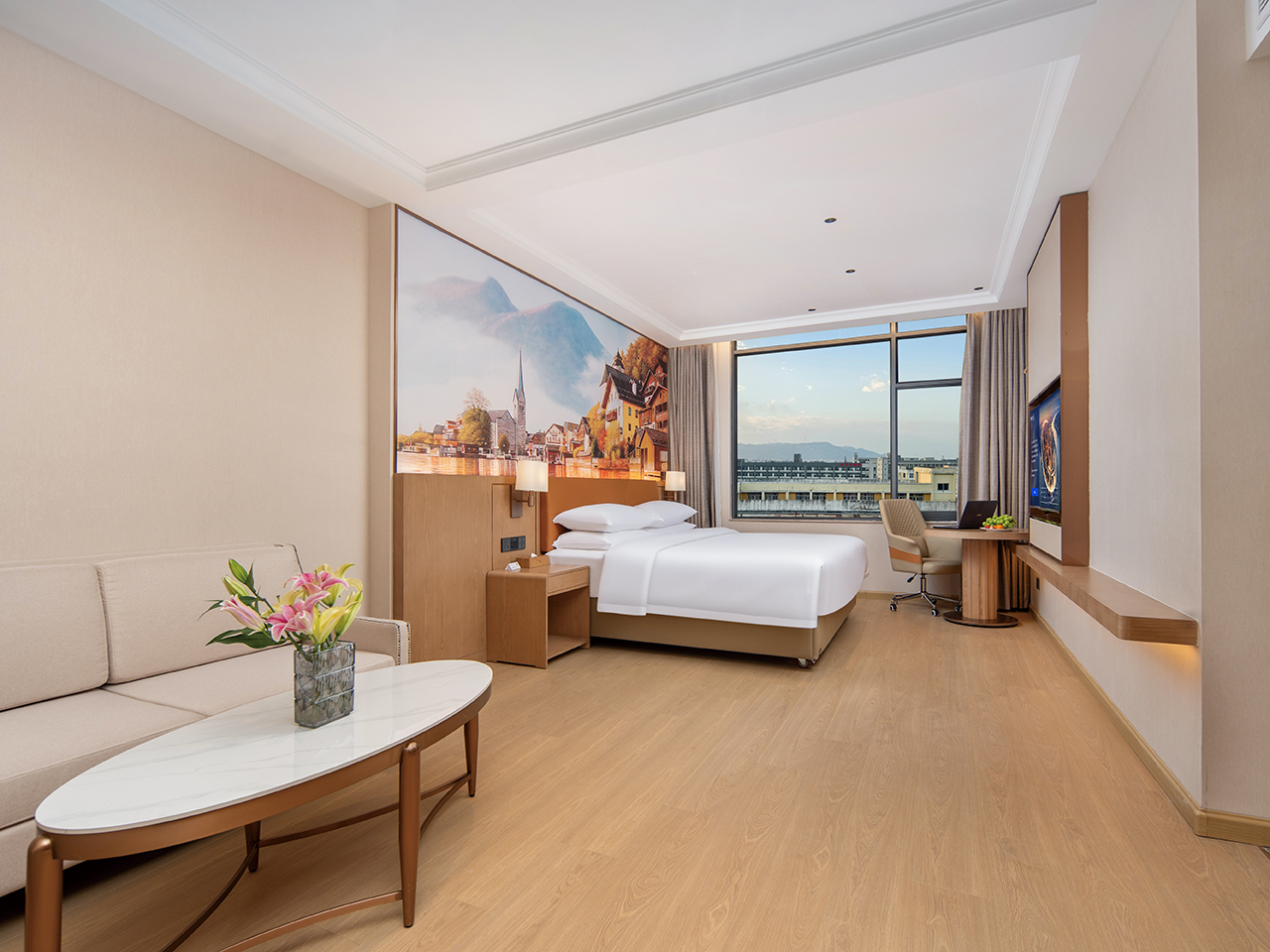 商务大床房（全屋语音智能+雅静大窗+会客茶桌）