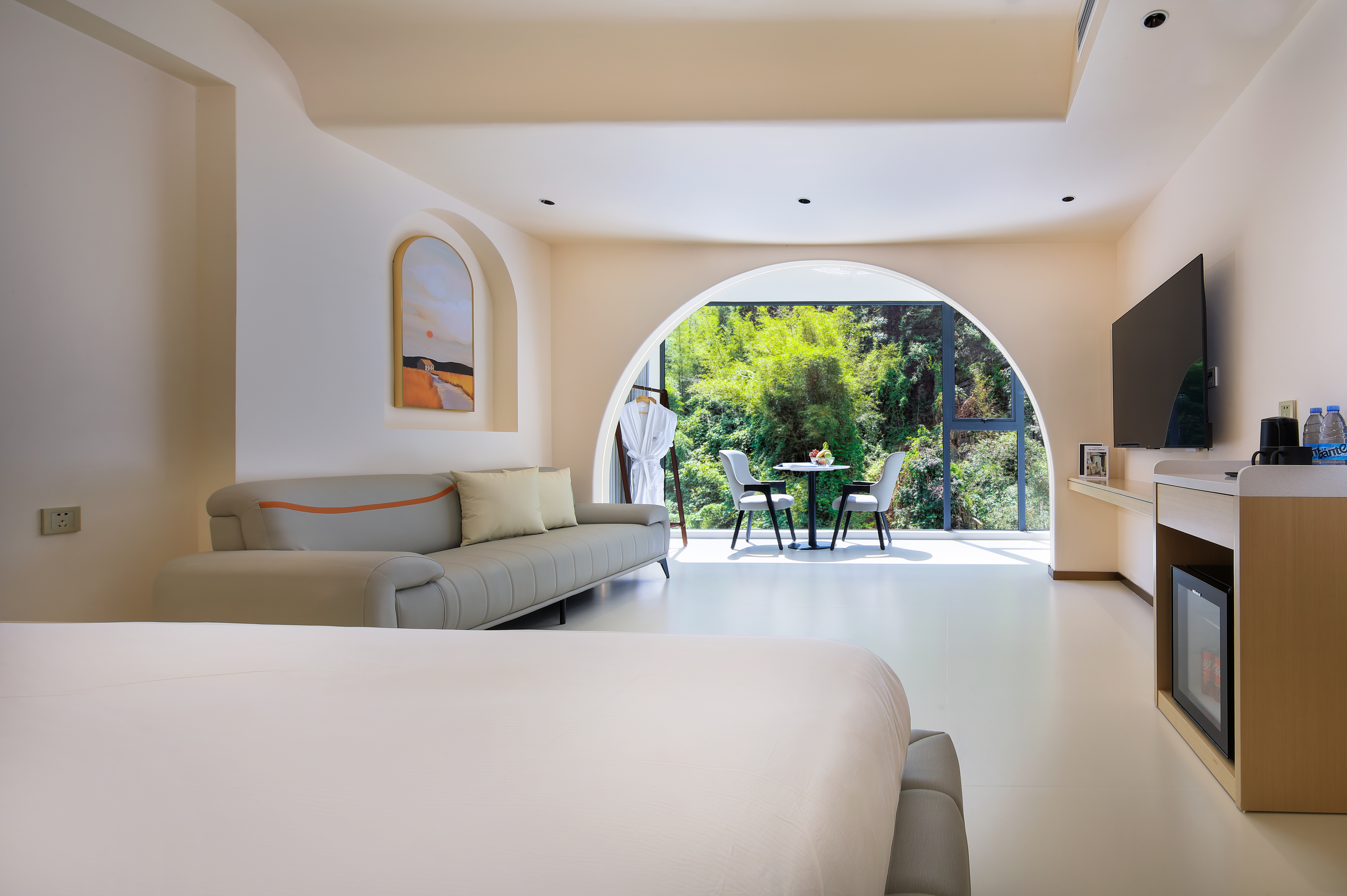 A栋·流晖·山色大床房丨小度语音智控丨泡澡观山景