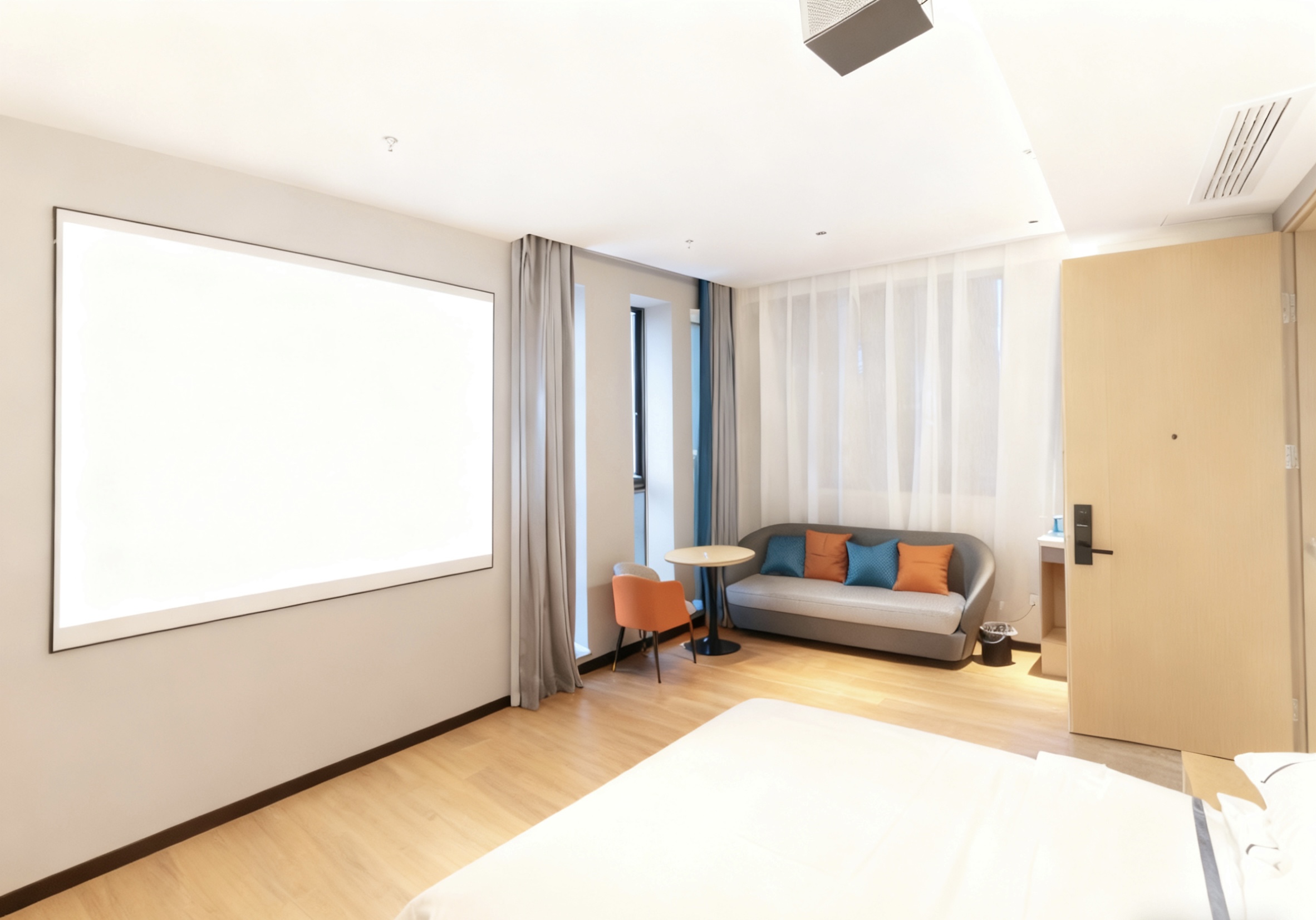 影院豪华大床房-超清投影+长坐卧沙发