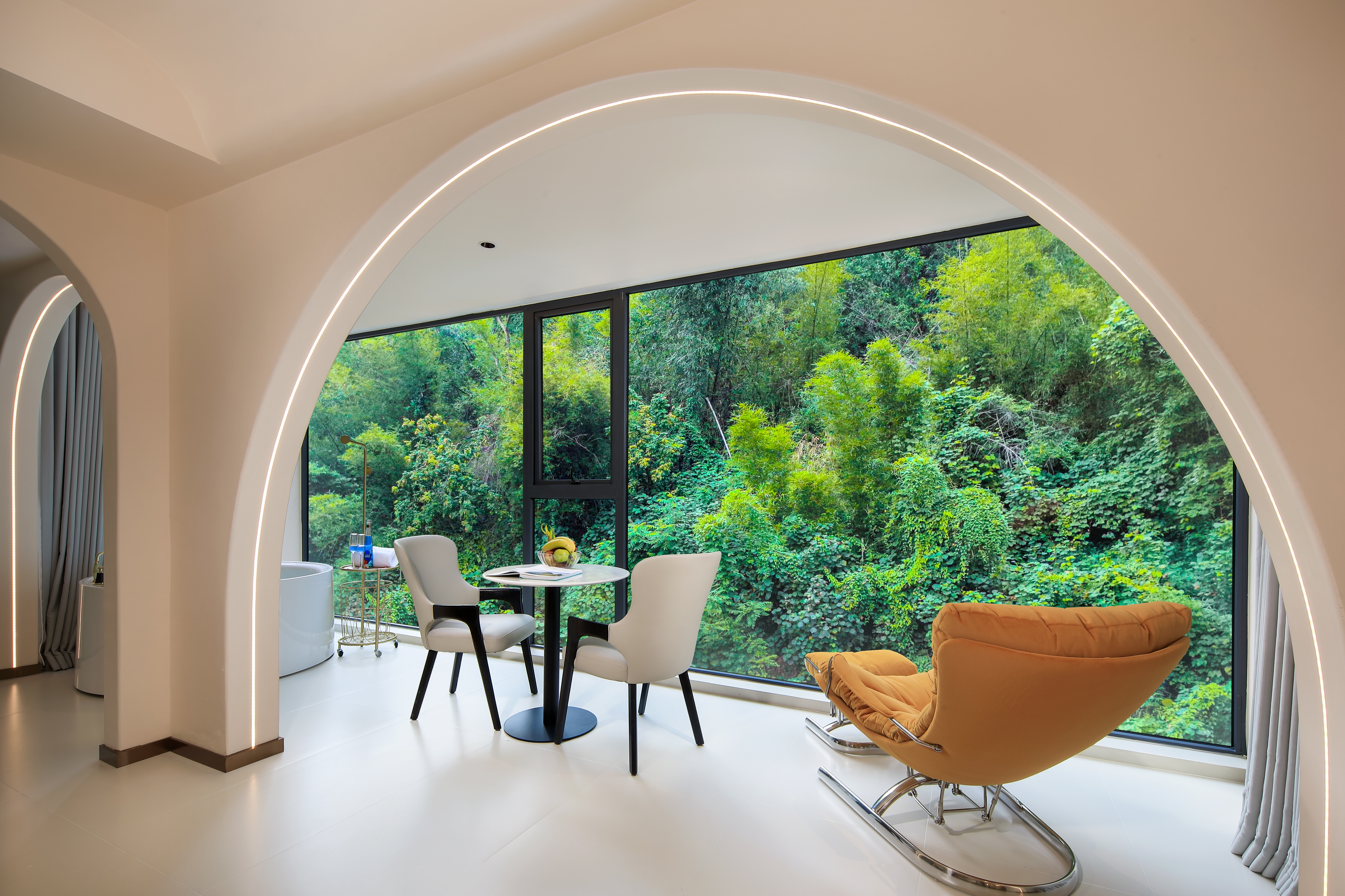 A栋·栖梧·亲子榻榻米套房丨小度语音智控丨泡澡观山