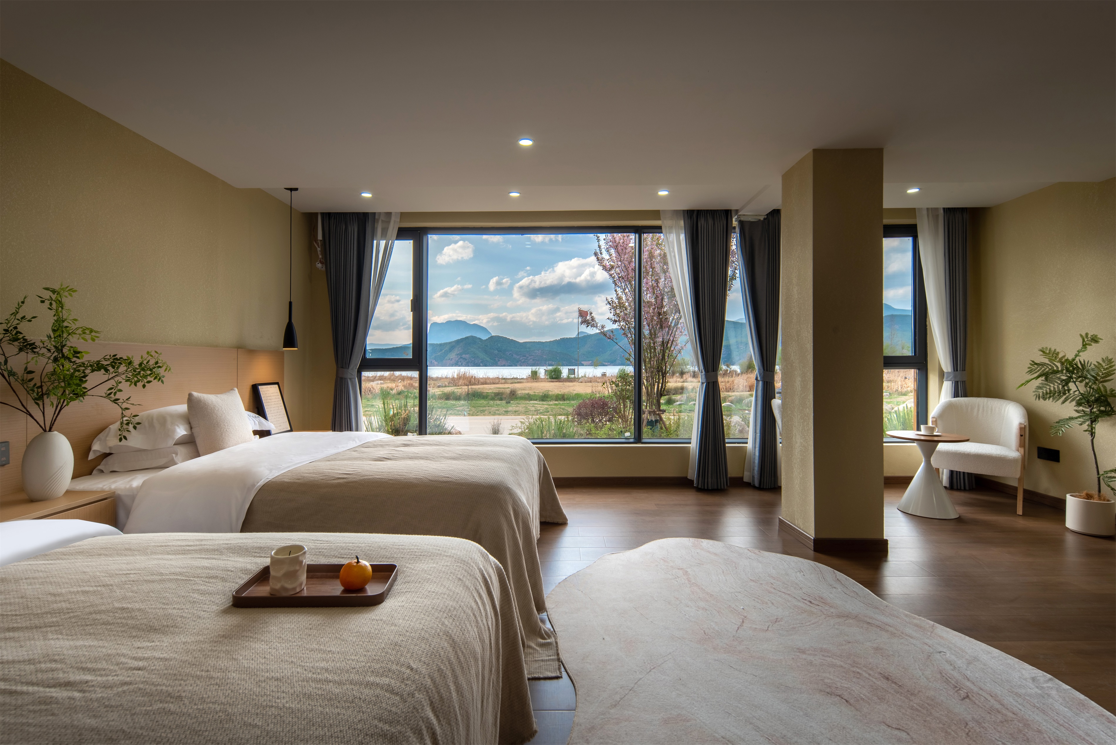 Du Liu Yun · Lake-View Garden Twin Room