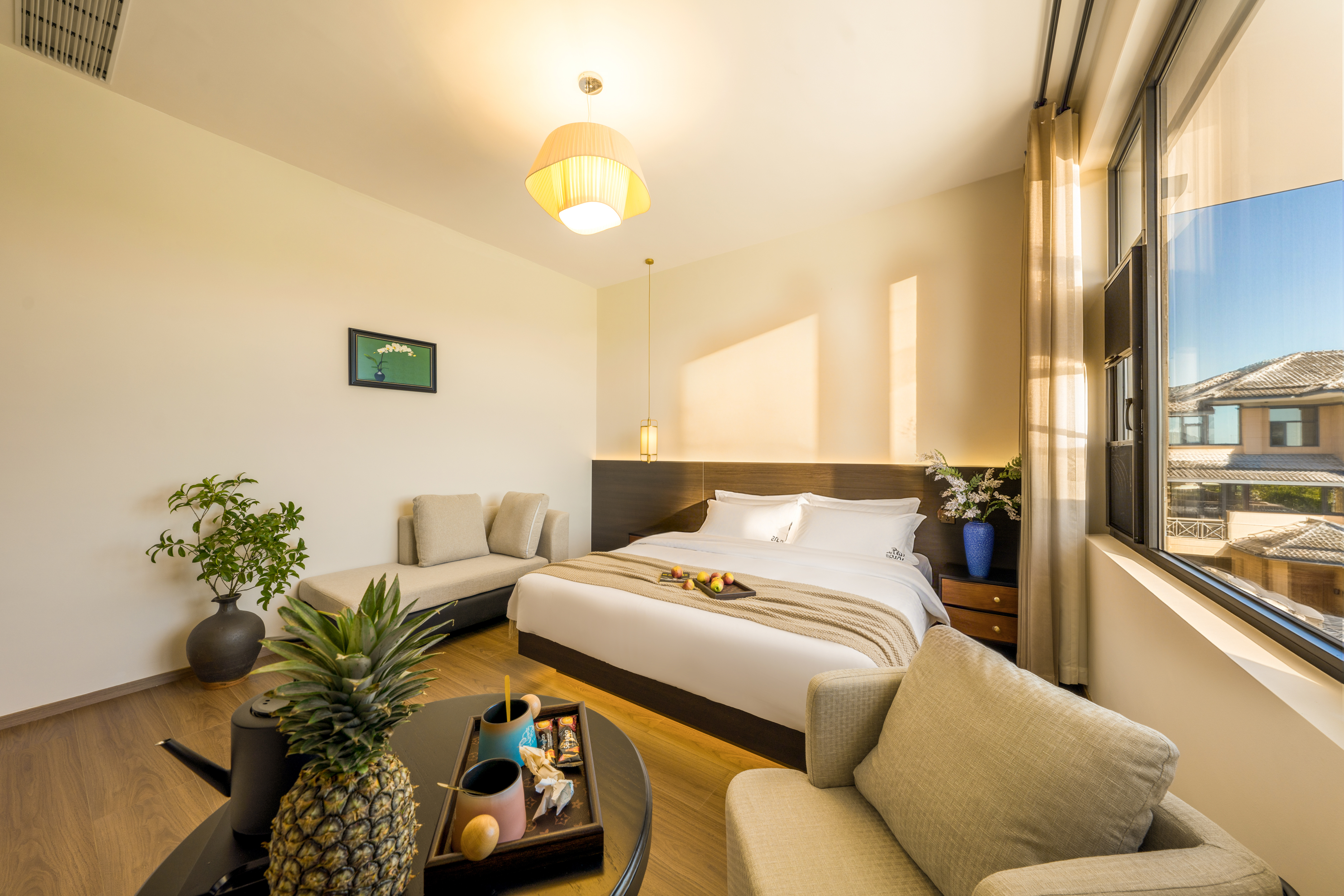 【玖安·阳光大床房】岫居静卧|琉光映庭〉