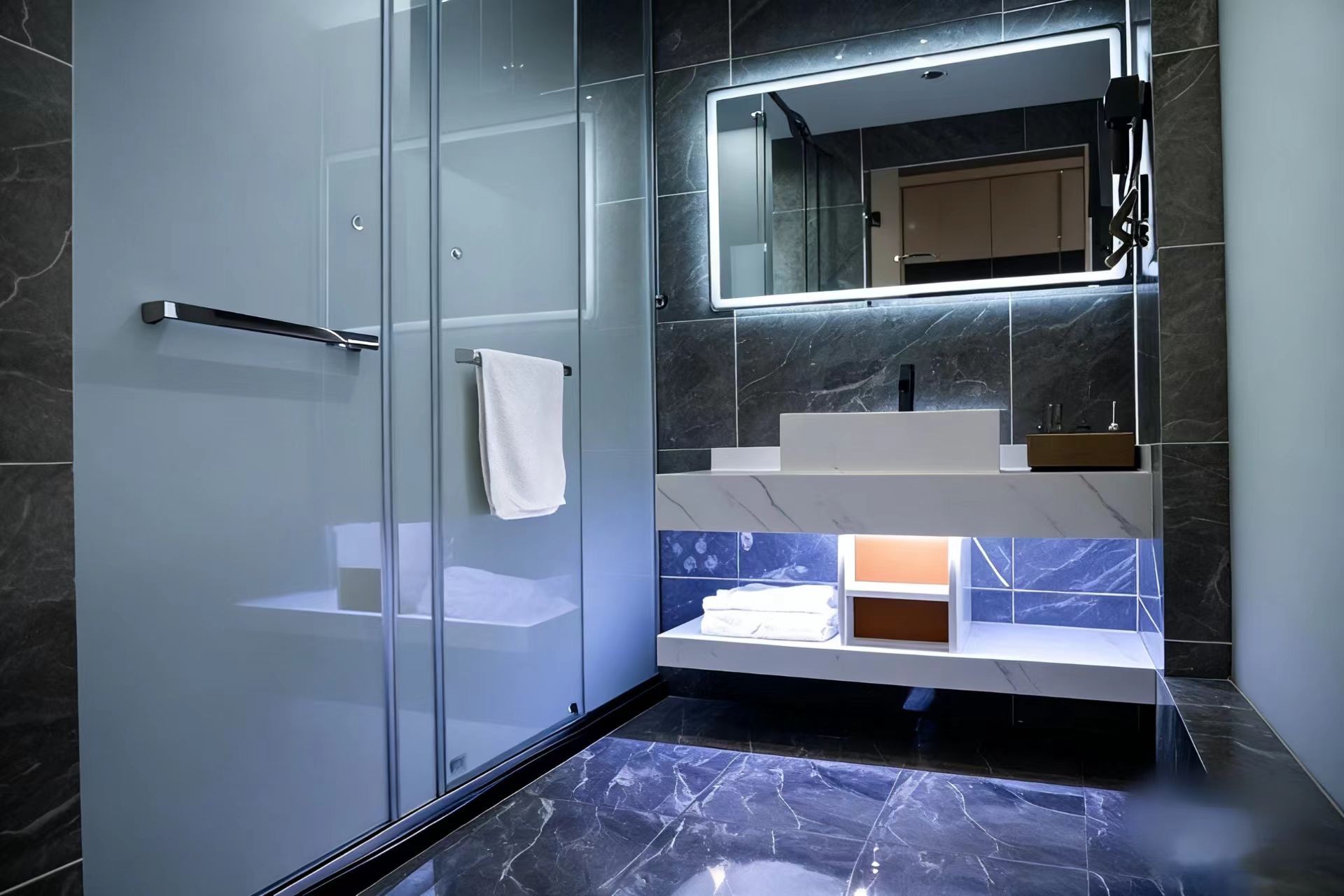 极境.山水云邸全景·观影·豪华双床房【地暖】