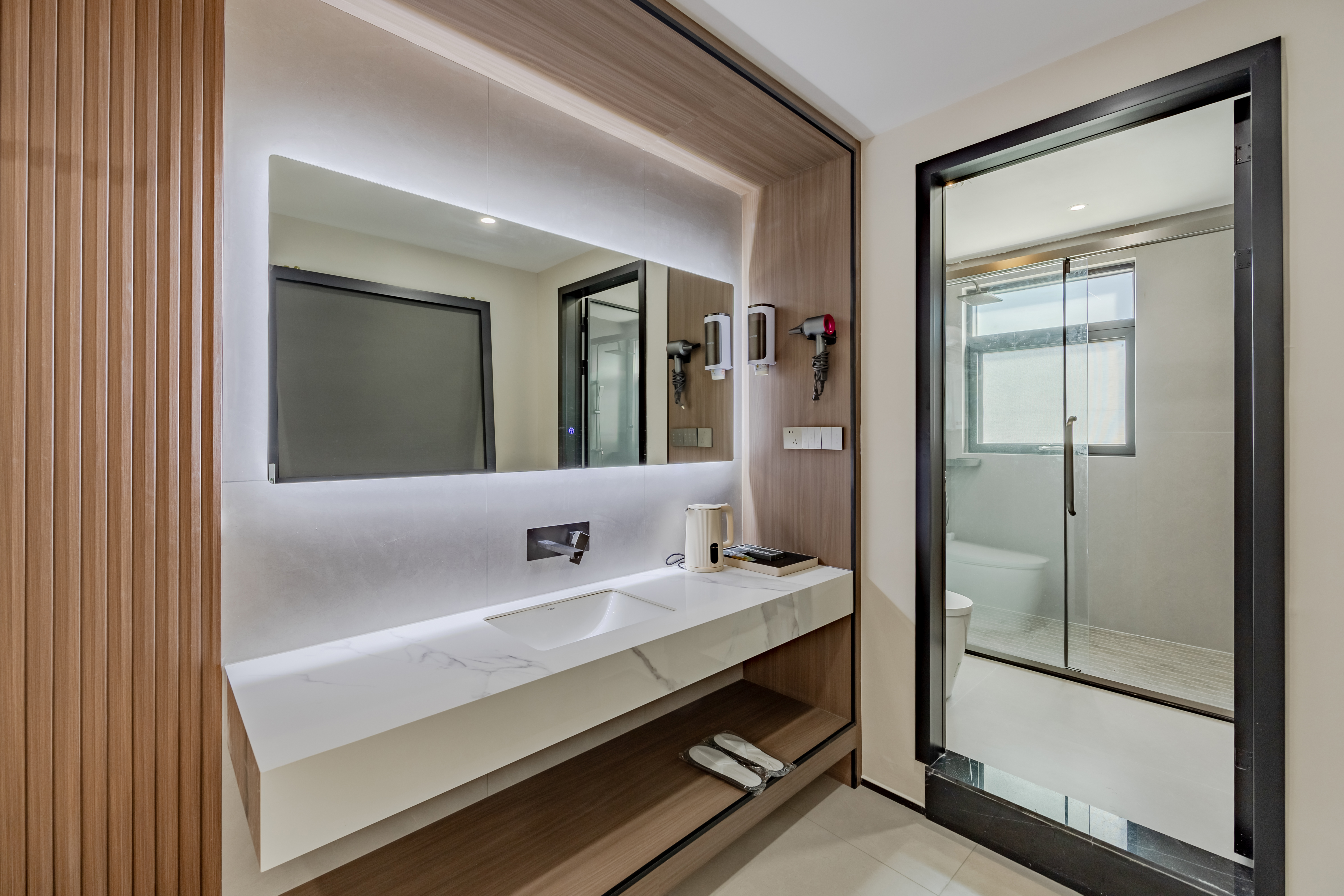 Qingju Private Terrace Double Bed Room (Large Private Terrace, Hd Audio-Visual Projection, Smart Bathroom)