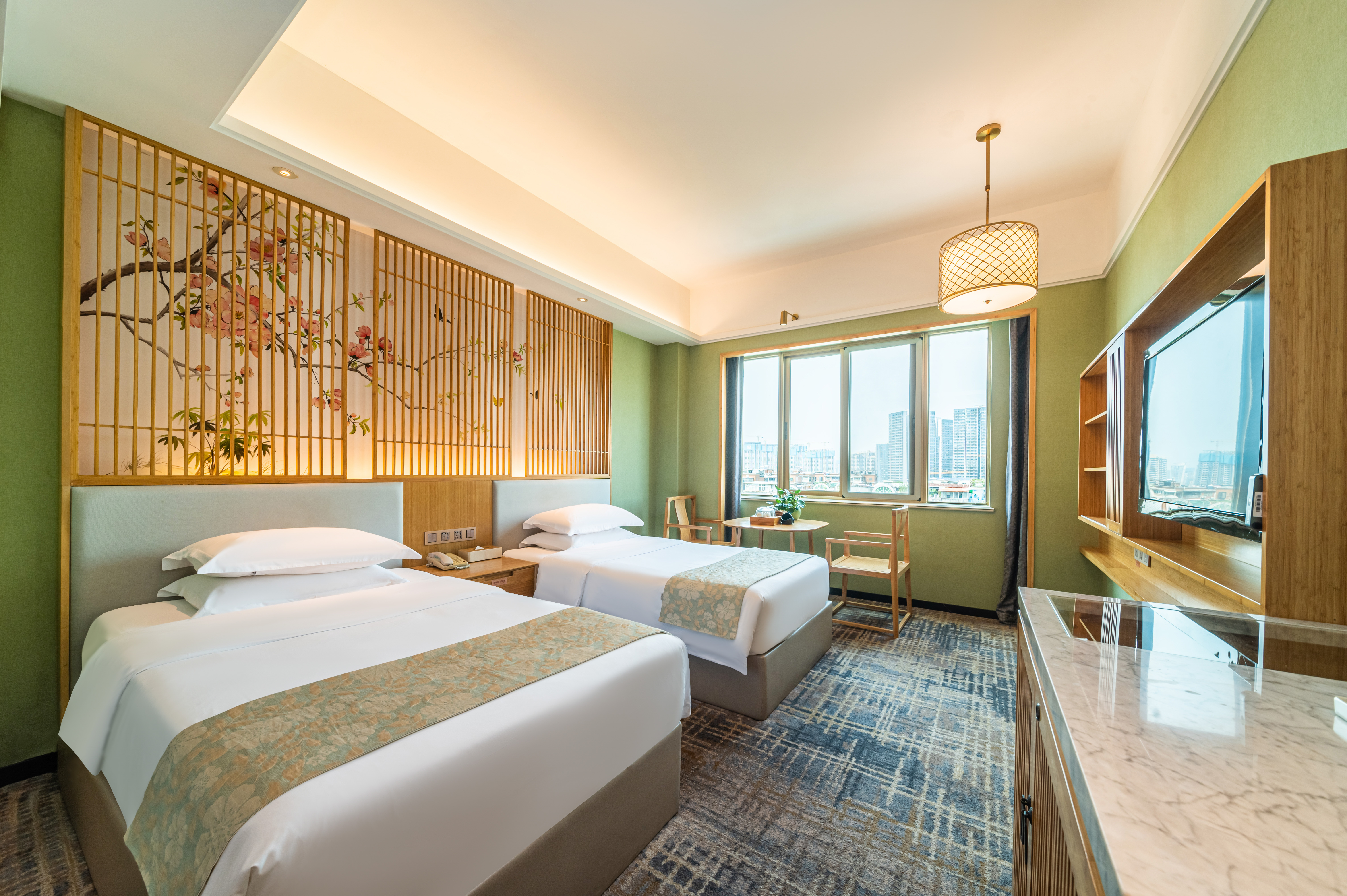 Meiyuan Hotel瑞竹双床房