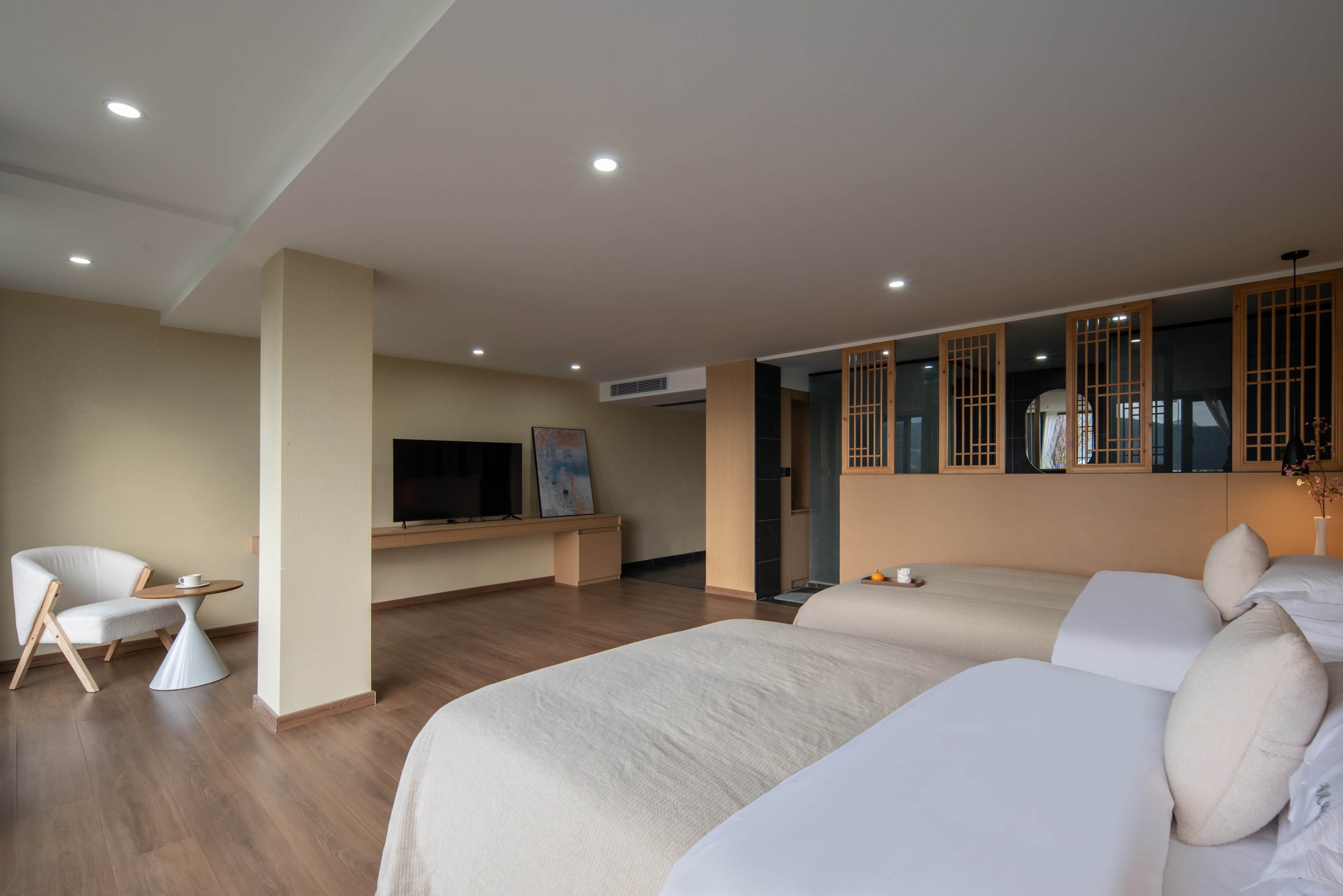 Du Liu Yun · Lake-View Garden Twin Room