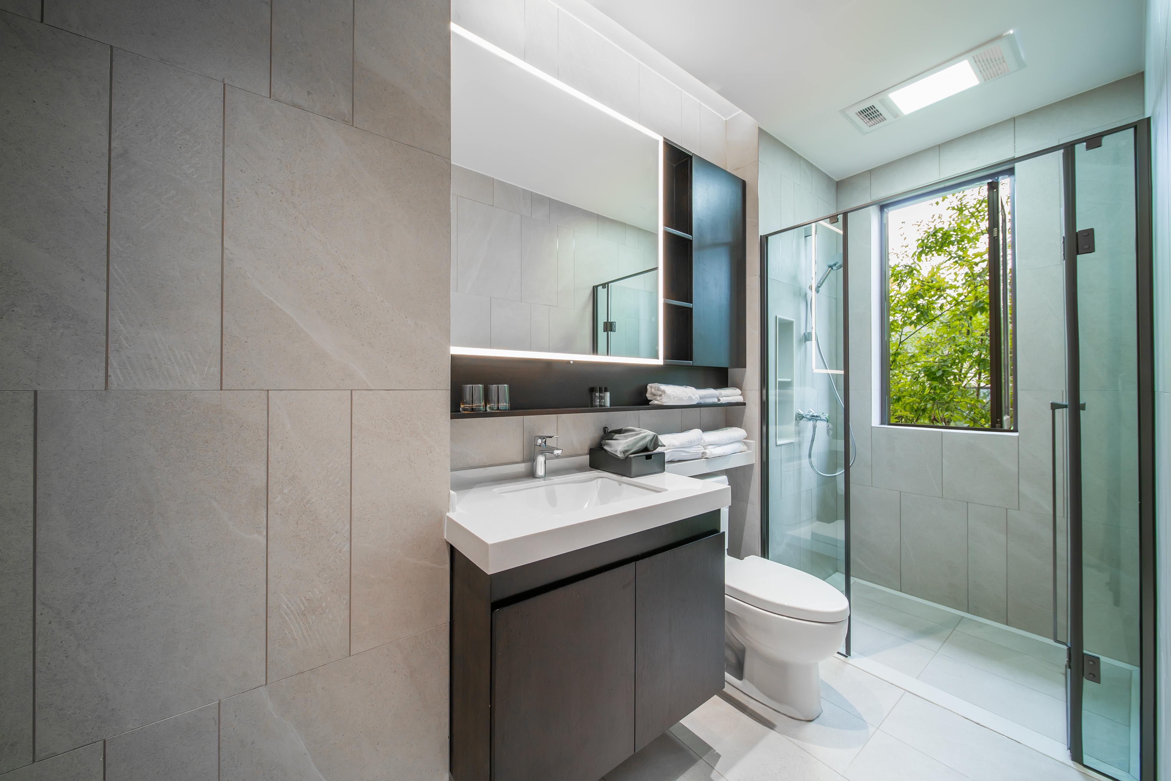 坐忘丨露台景觀私湯日式雙床房（超大露台+私湯温泉+原木桌椅+高清電視+全屋地暖）