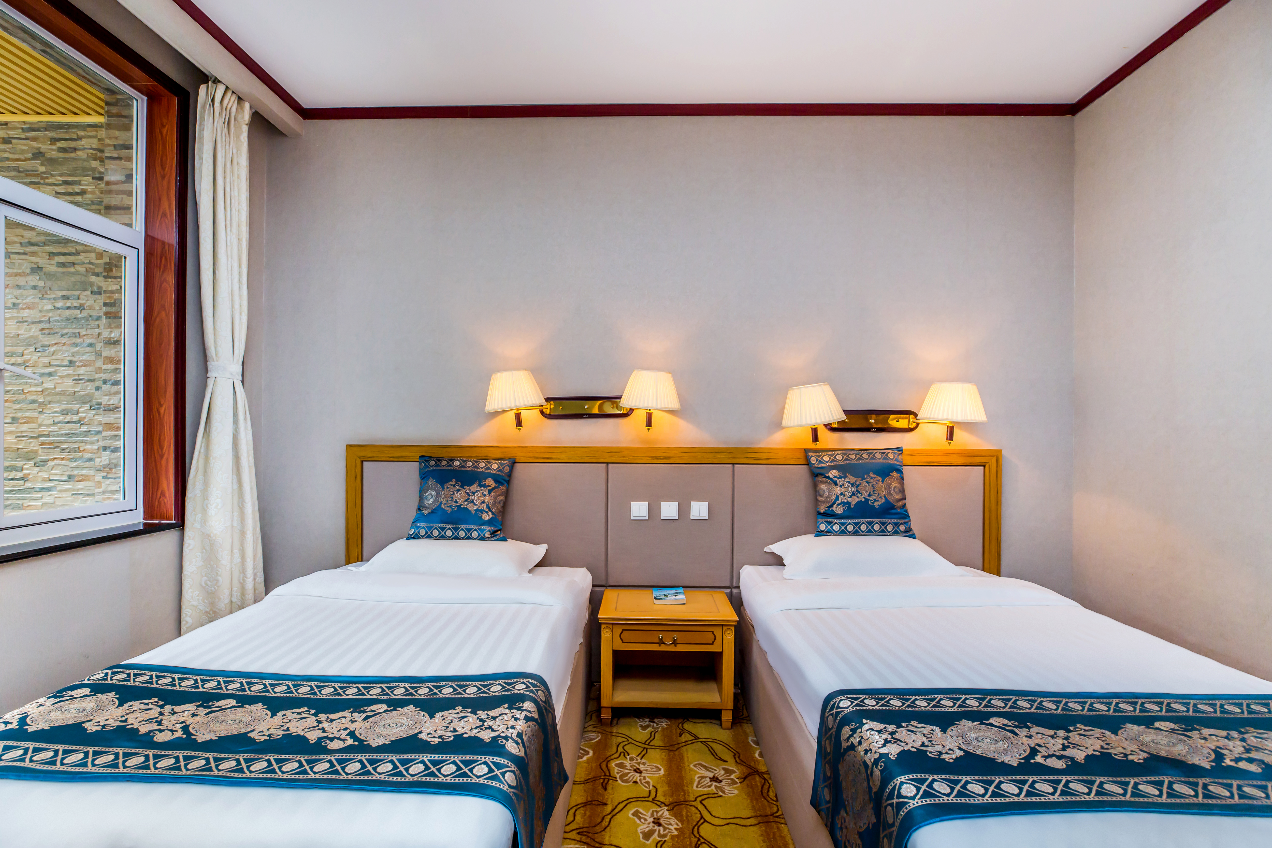 温泉泡池双人房