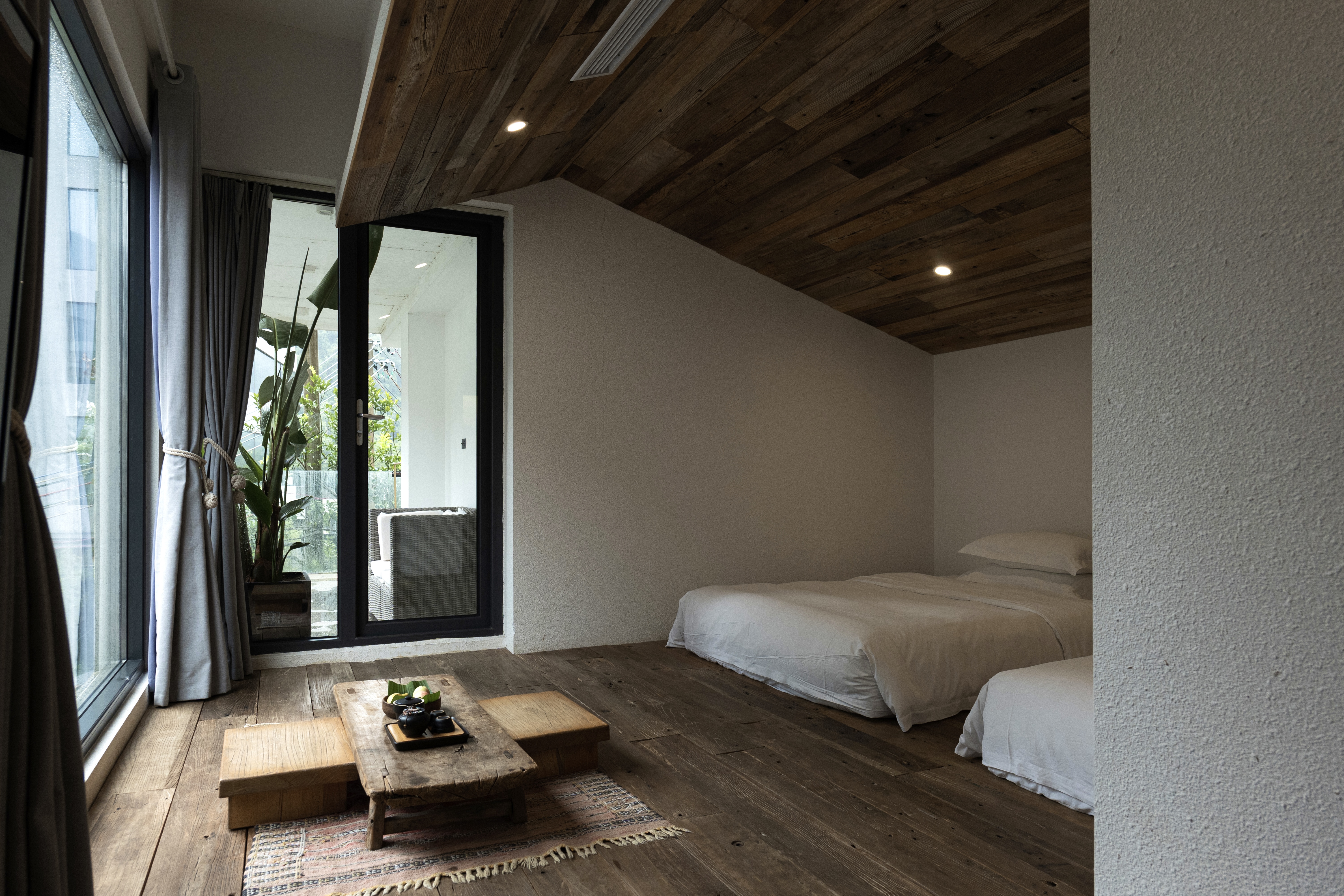 溯淶·榻榻米雙床房（1.5+1.5）+休閑大露臺