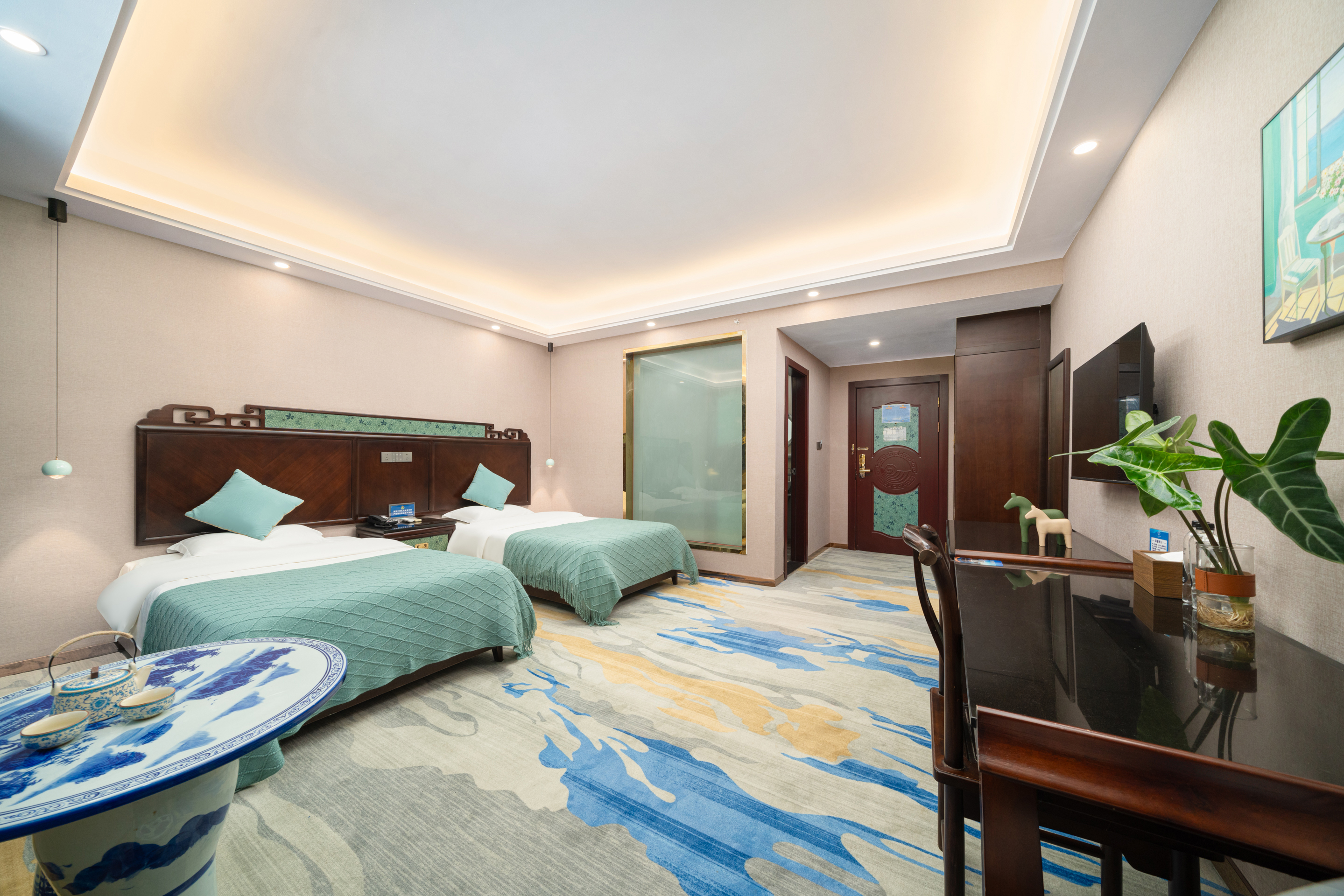 青花·御景双人房