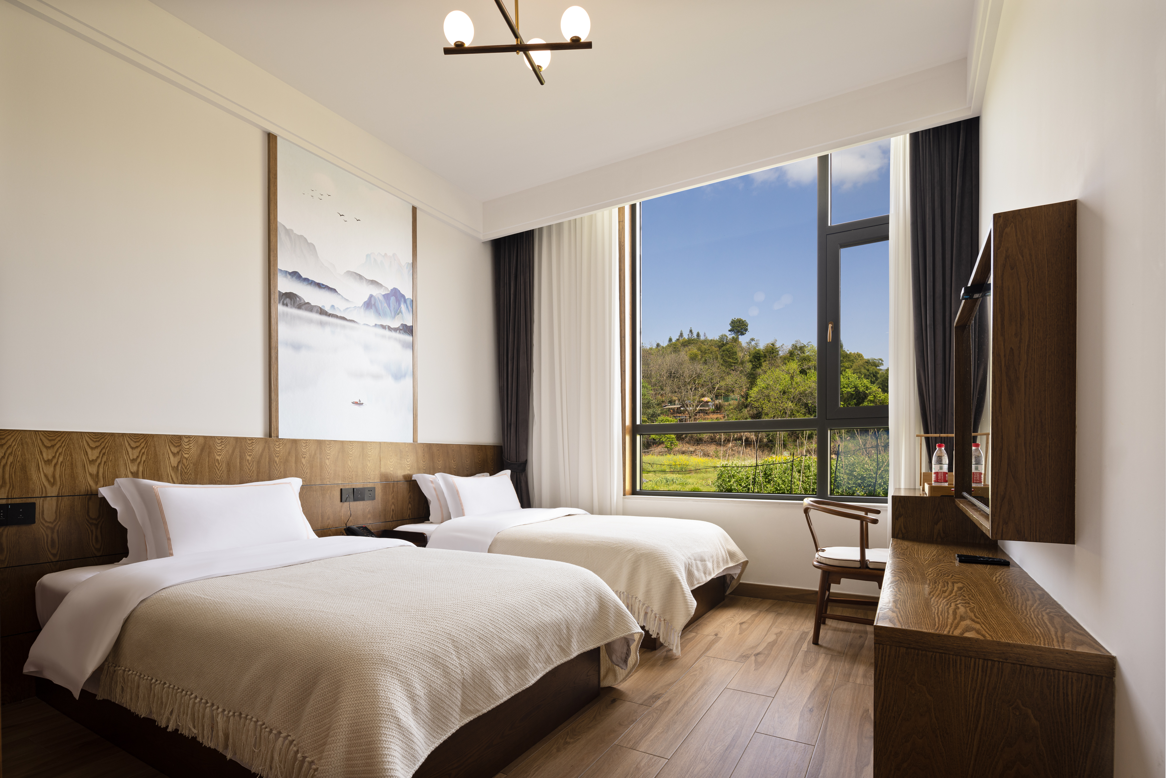 Yixue Pastoral Scenic Twin Room