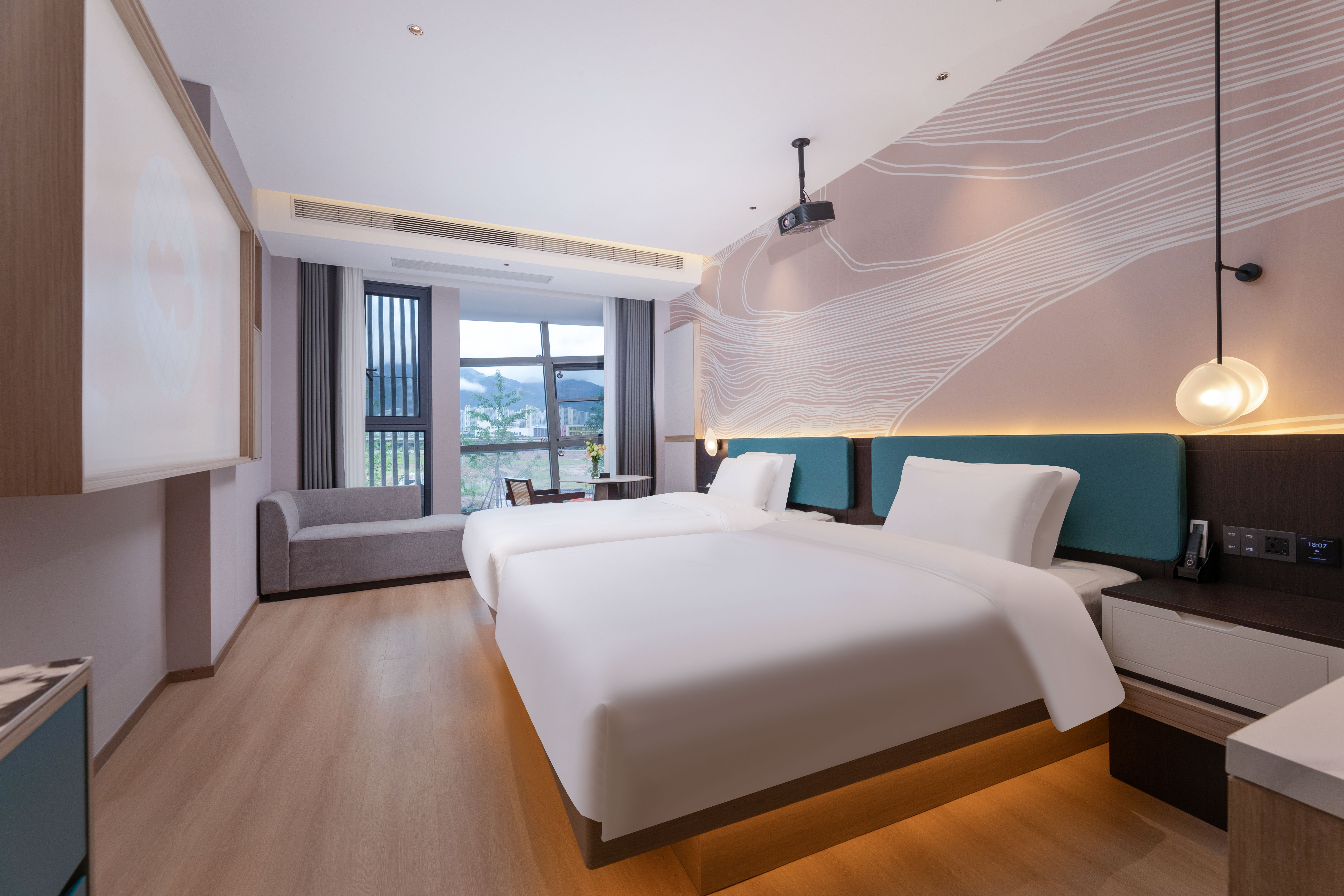 Deluxe | Cinema Twin Room[4K High-Definition Projection + Engaging Films]