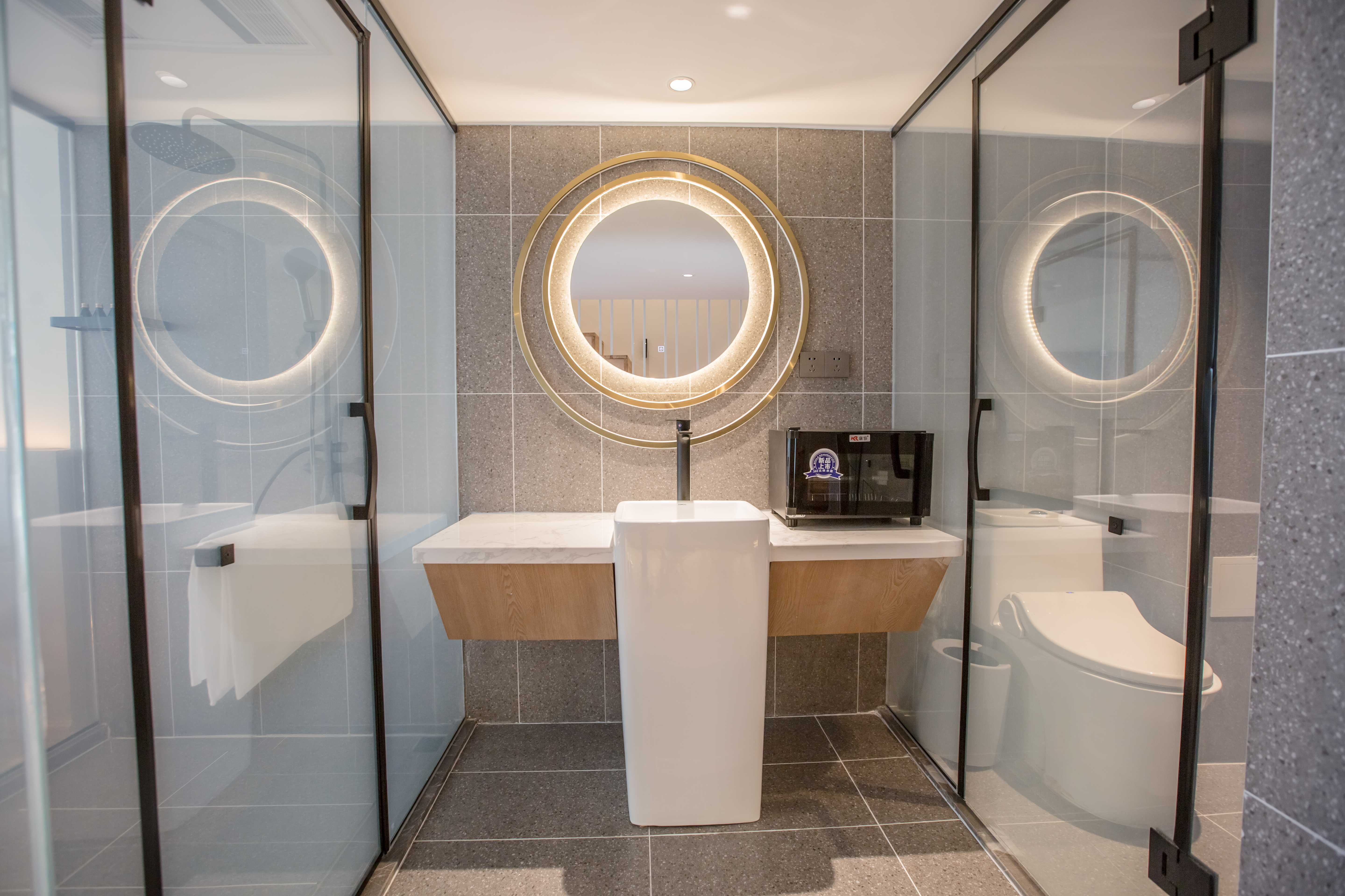 无敌湖景复式双床套房-晨雾美景-洗衣机-地暖-日落晚霞