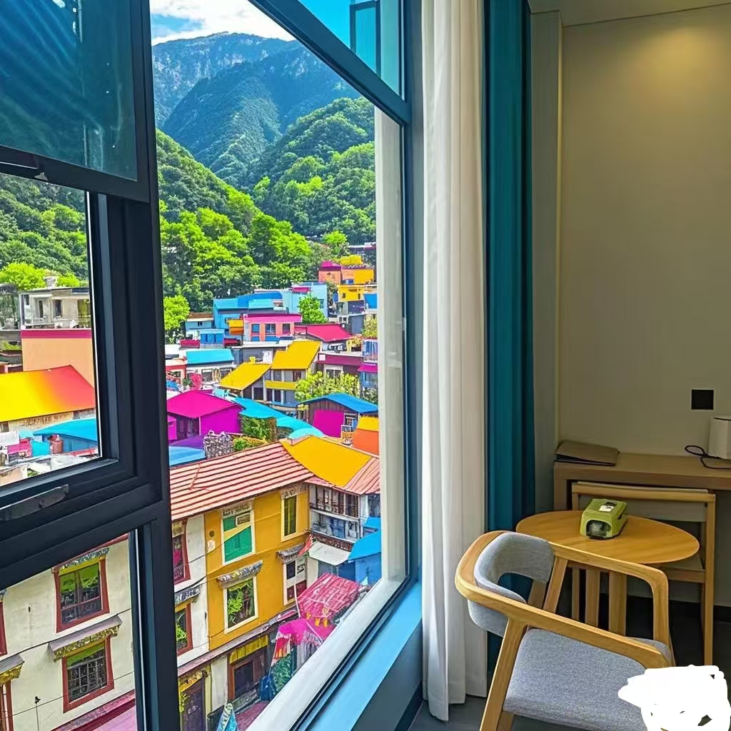 极境.街影山居观影豪华双床房【地暖】