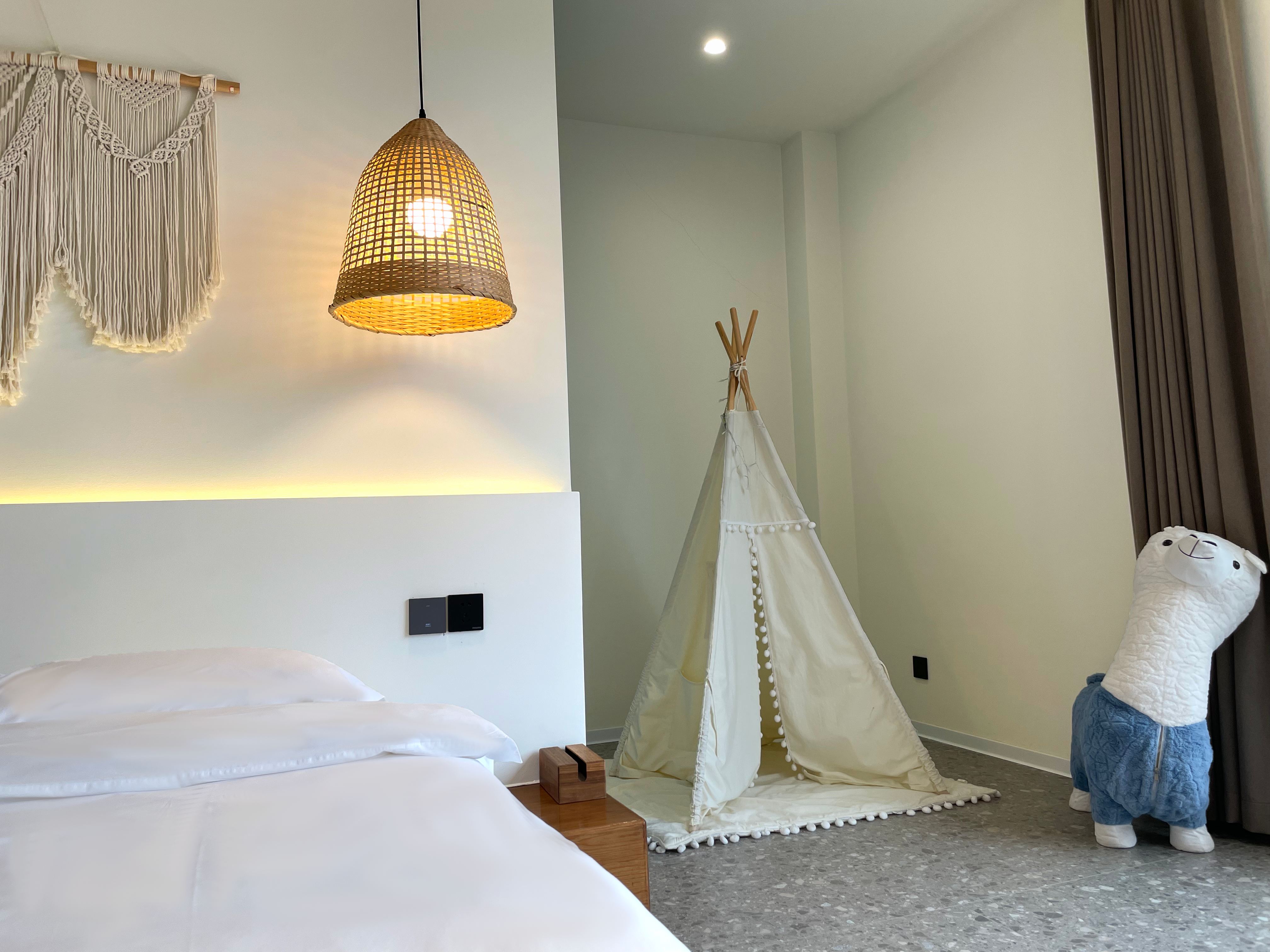 碧玉簪温馨大床房——山景+小童帐篷