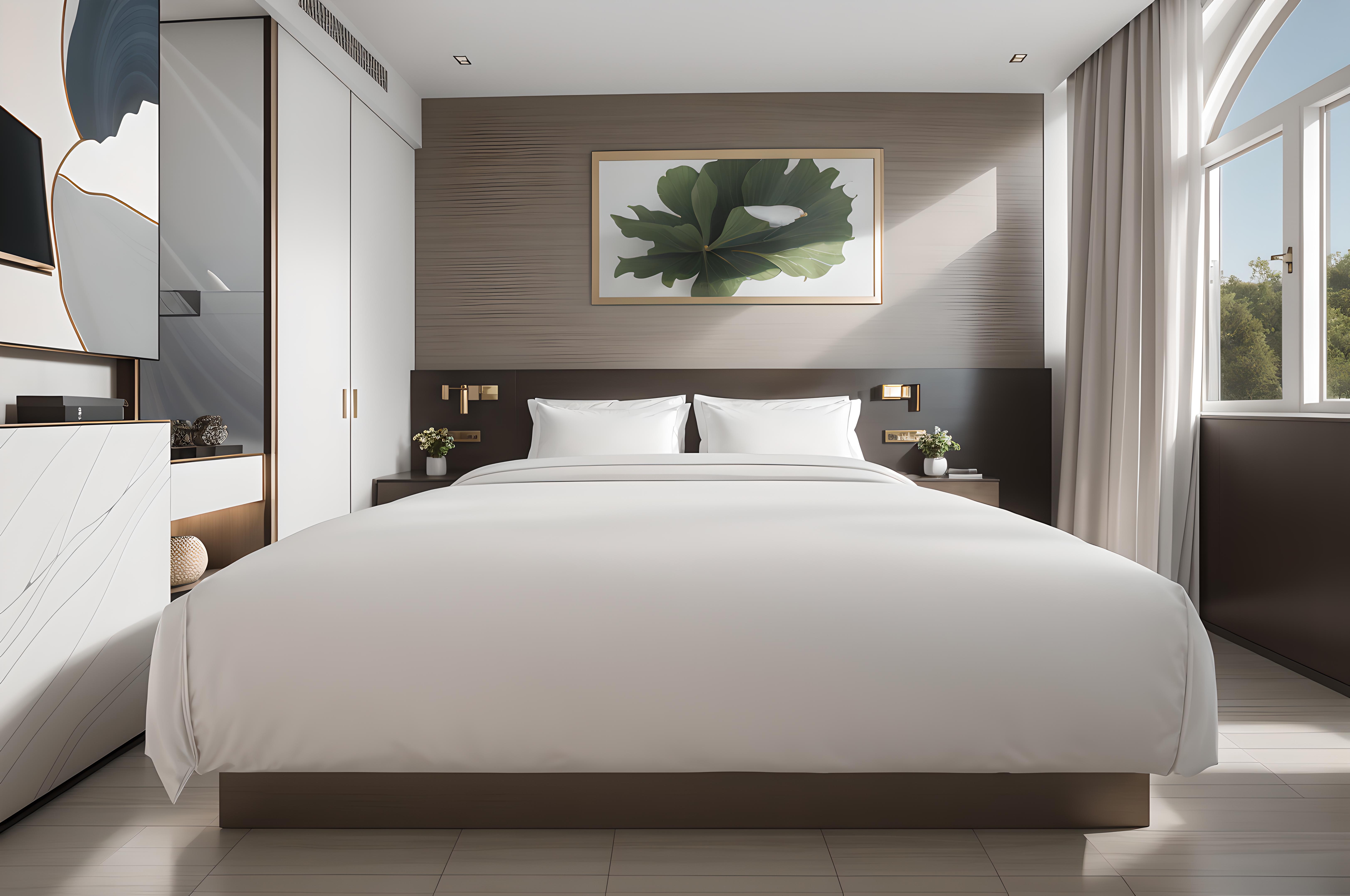 悦己 | 高级大床房（顾家家居静音舒眠乳胶床垫+0压轻柔鹅绒被+80S悦眠亲肤布草+恒温智能马桶）