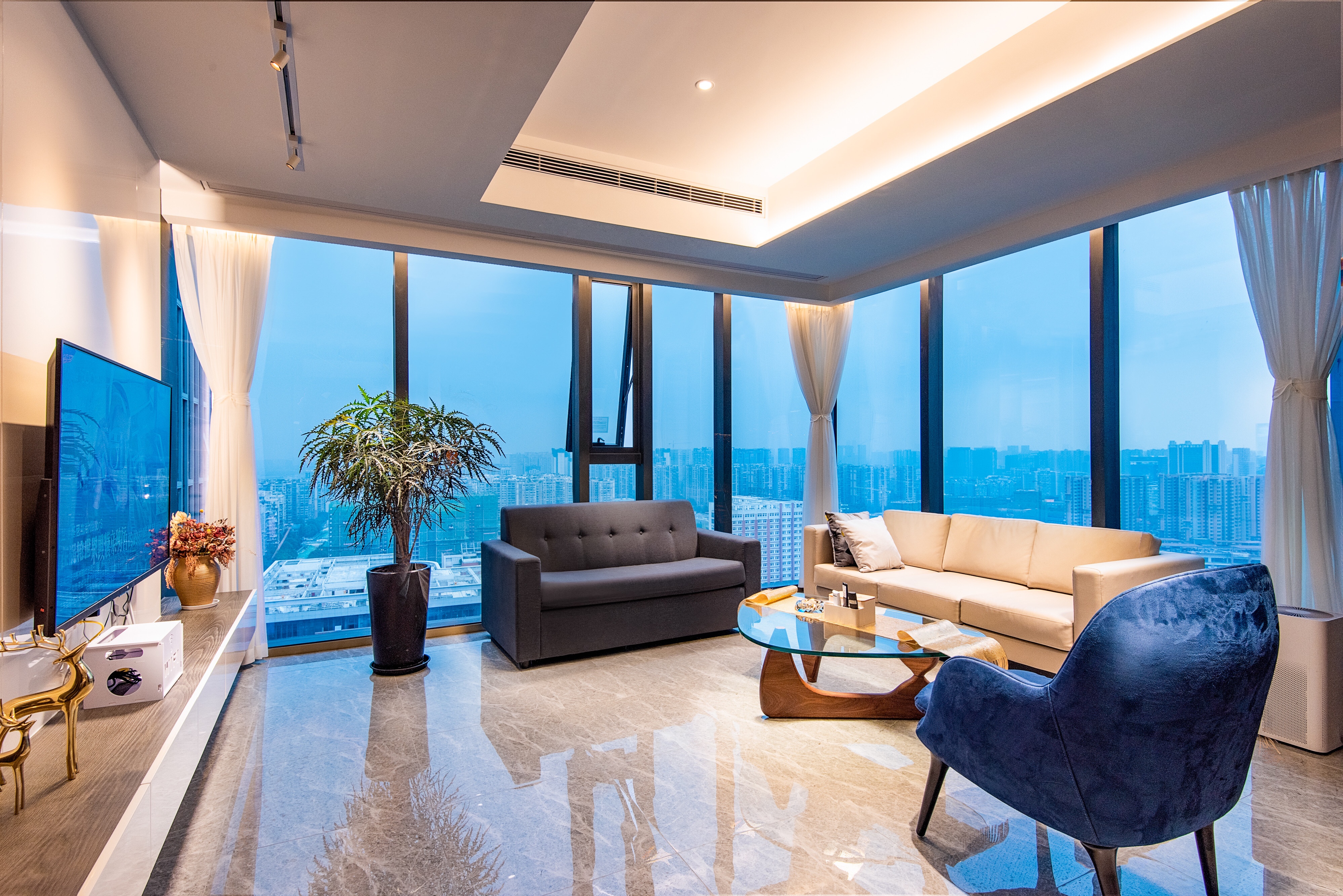 尊享双卧套房（洗衣机+熨衣设备+咖 啡机）