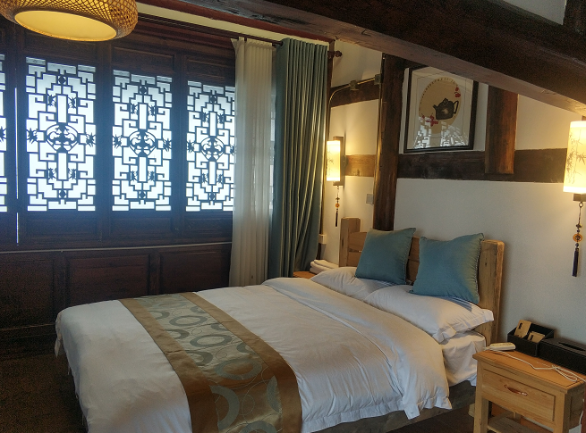 Fog tea manor inn Shanyun Double Bed Room