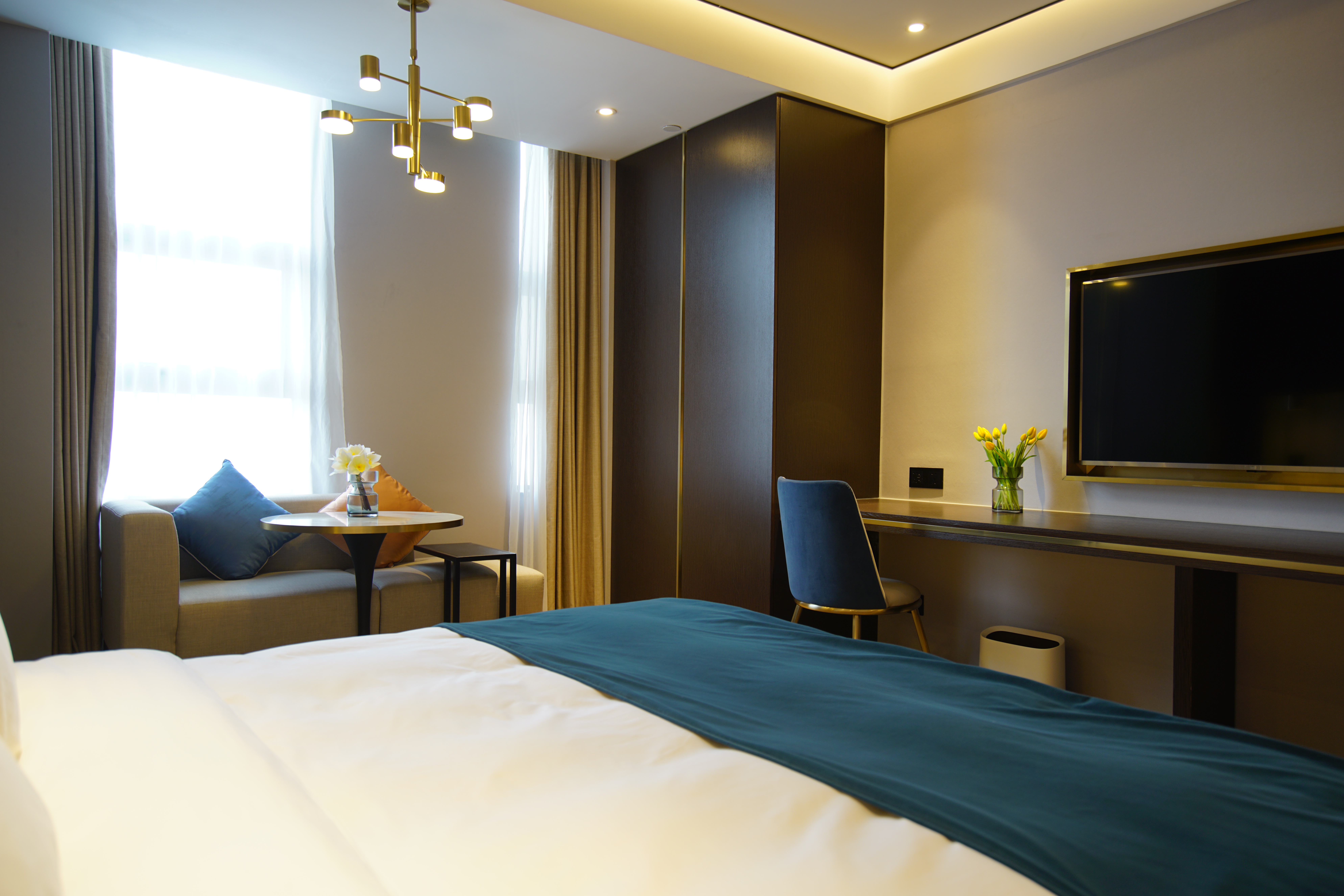 豪华单房公寓（洗烘机+冰箱+厨房+微波炉+可投屏）