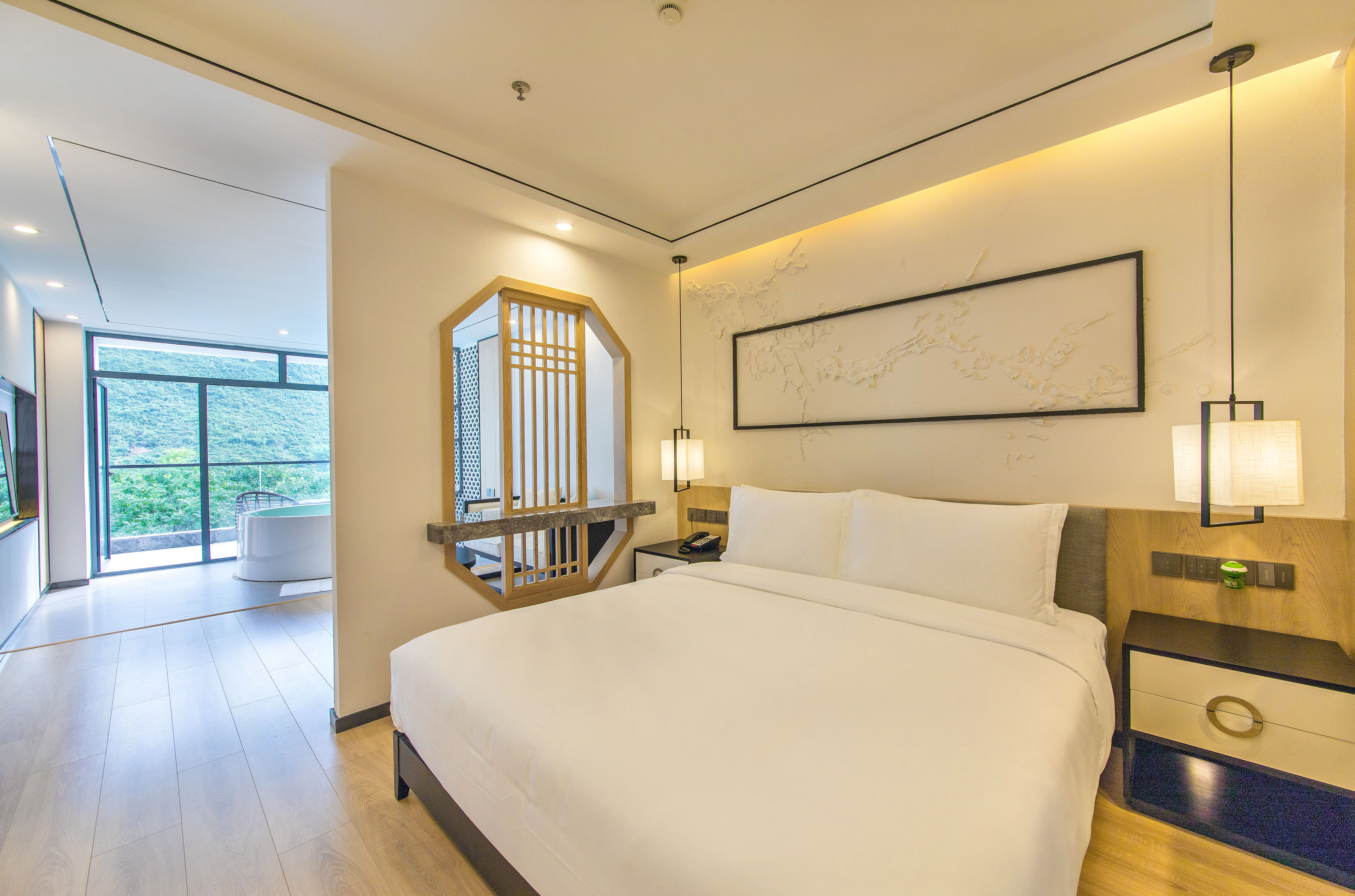 Shanshui Suite With Scenic Balcony And Scenic Round Tub