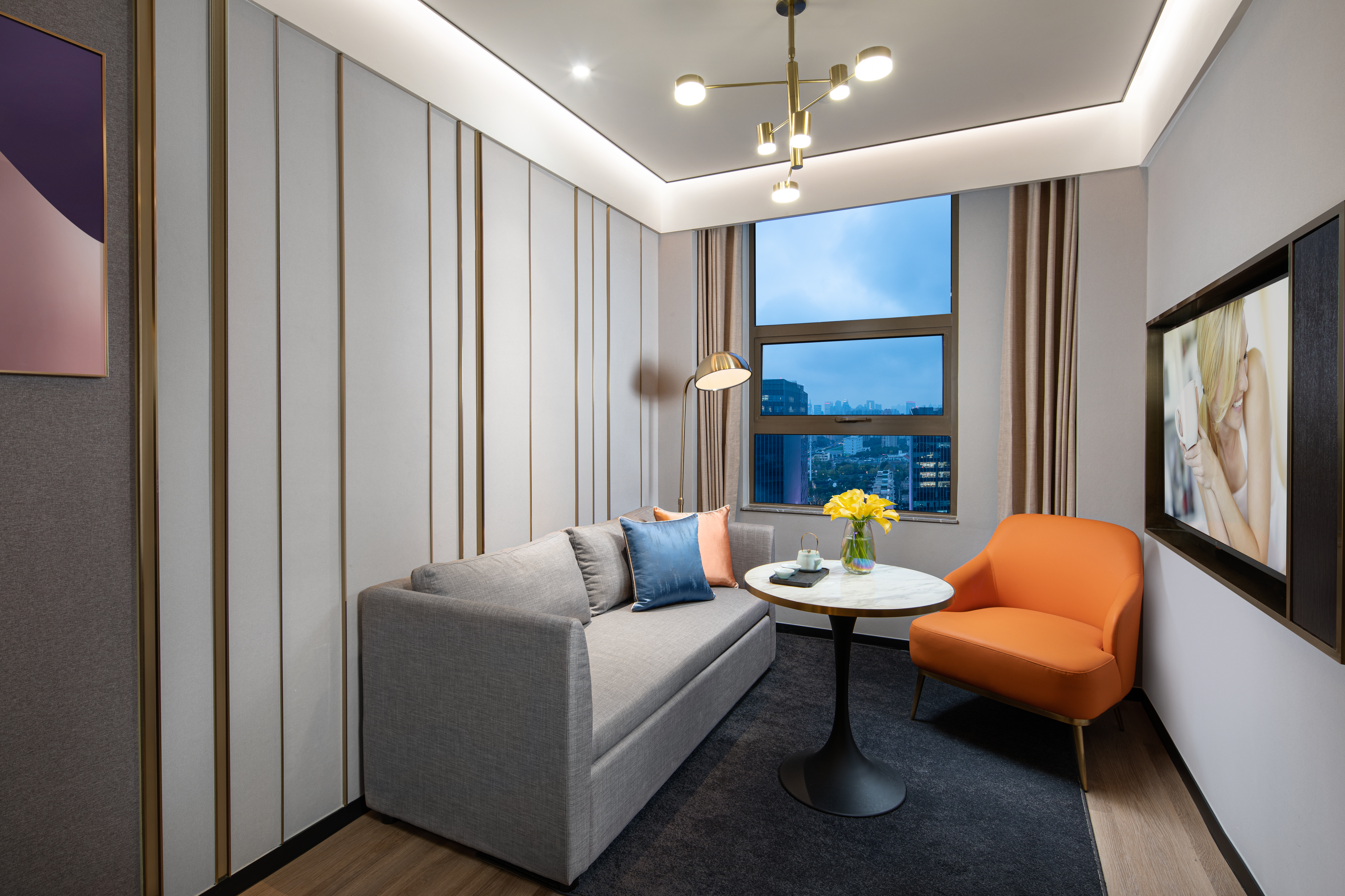 一房行政套房（洗烘机+冰箱+厨房+微波炉+可投屏）