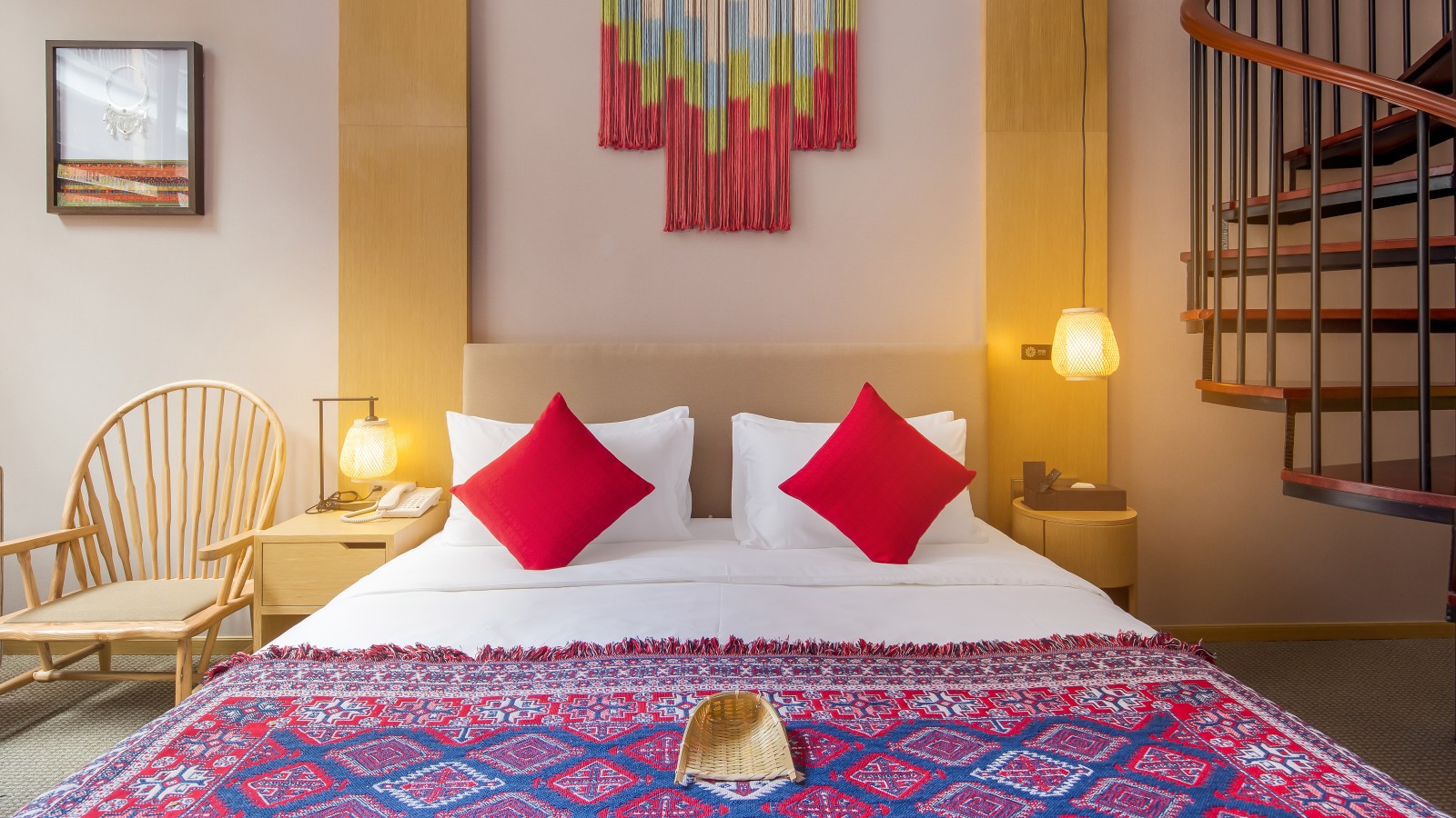 Loft亲子套房【独立庭院+小童书桌】