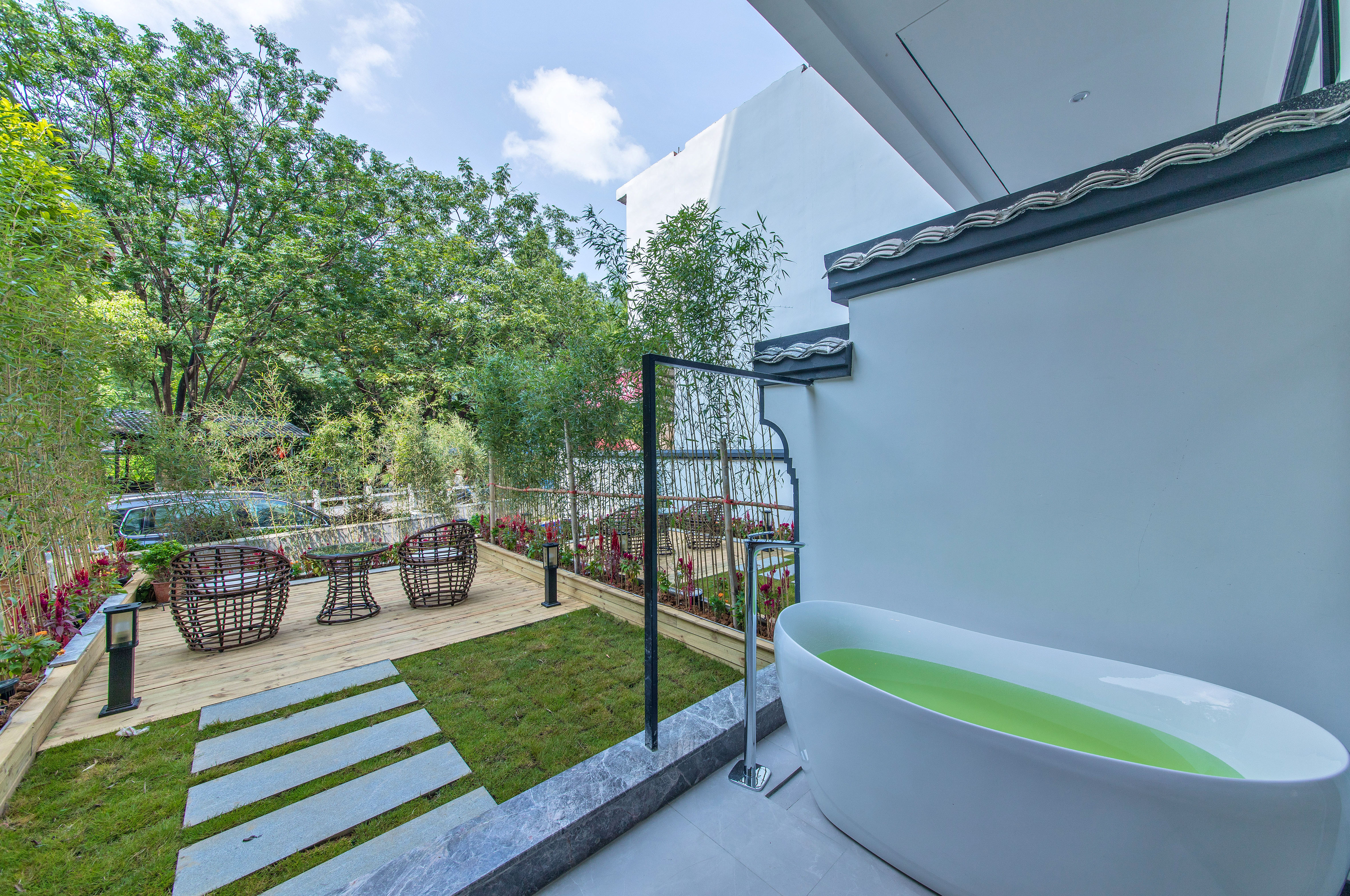 Courtyard Duplex Room With Private Garden, Two Bedrooms And Outdoor Tub