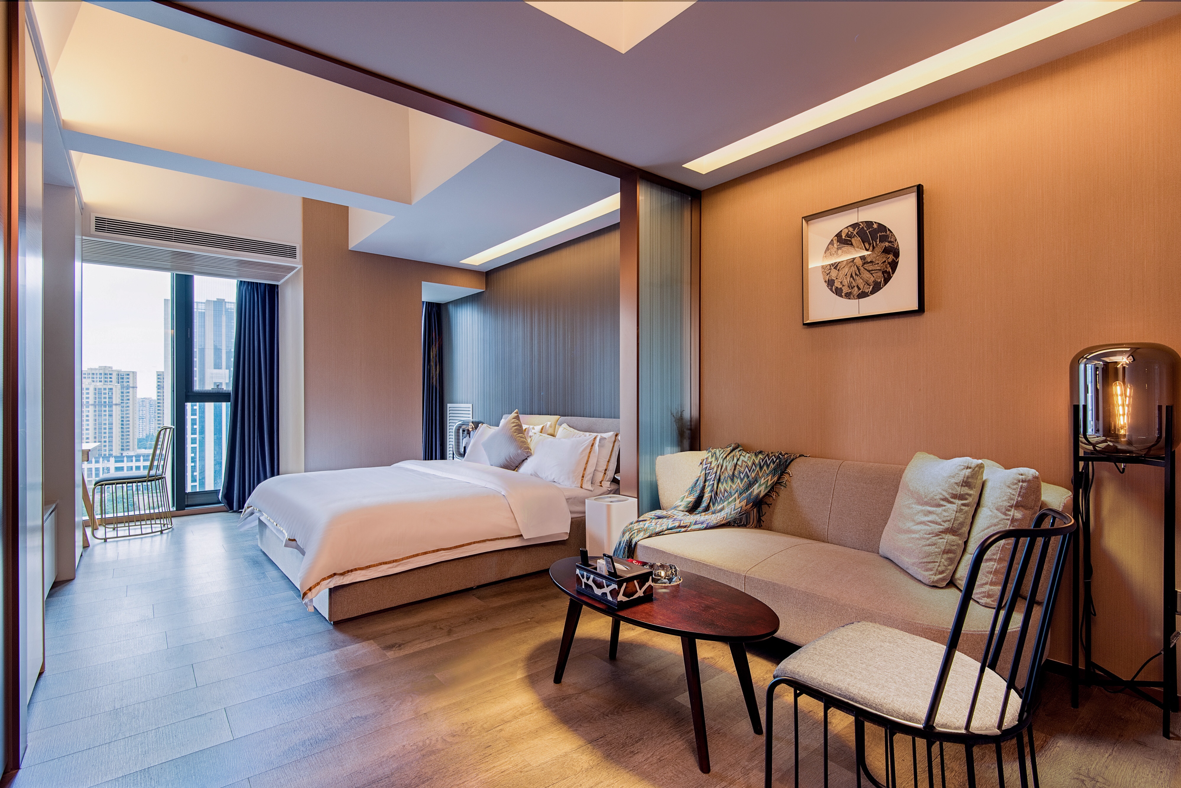 精英商务大床房（洗衣机+熨衣设备+咖啡机）