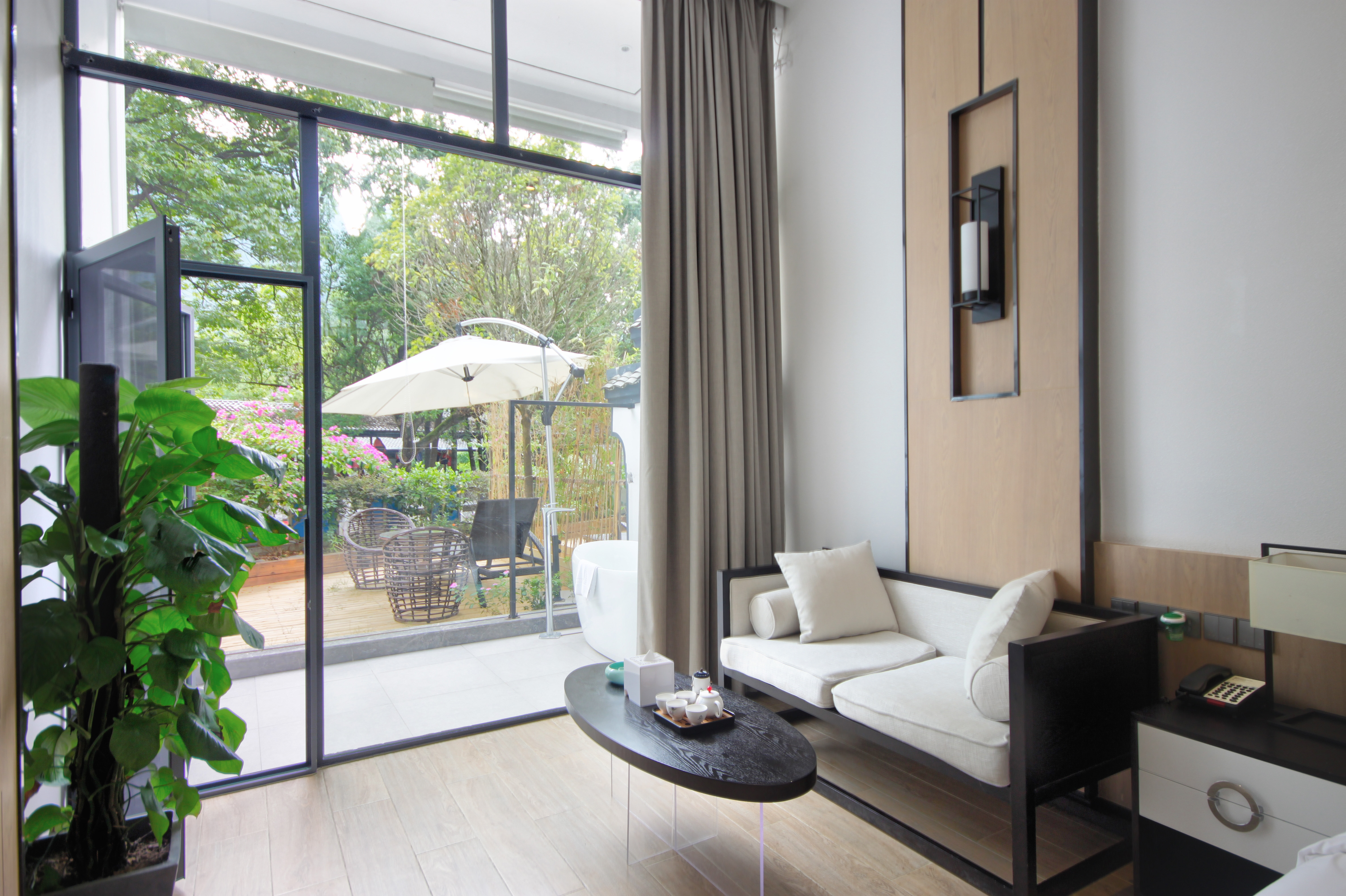 Courtyard Duplex Room With Private Garden, Two Bedrooms And Outdoor Tub