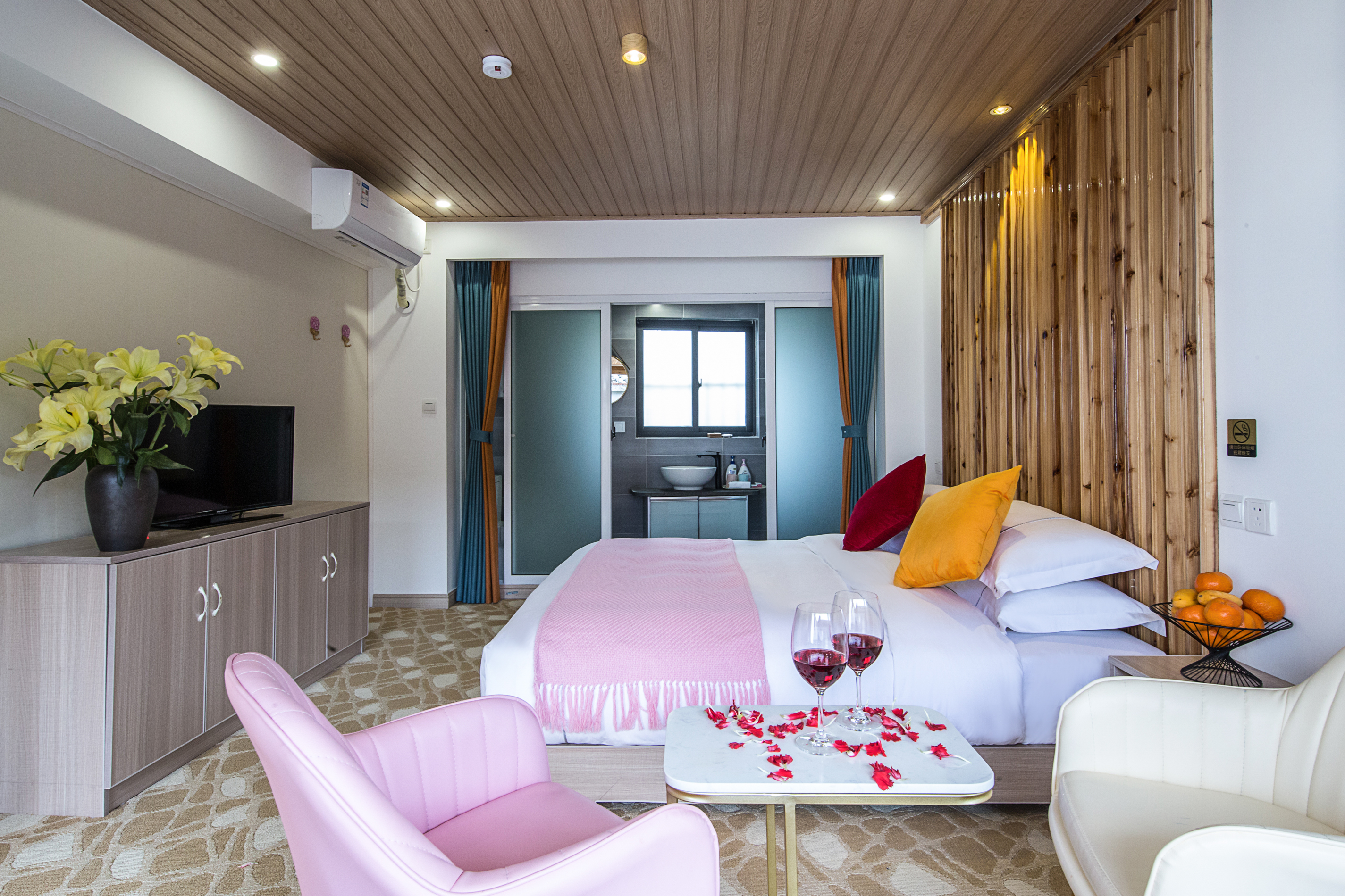 Yilan Xiao Zhu Cozy Double Bed Room