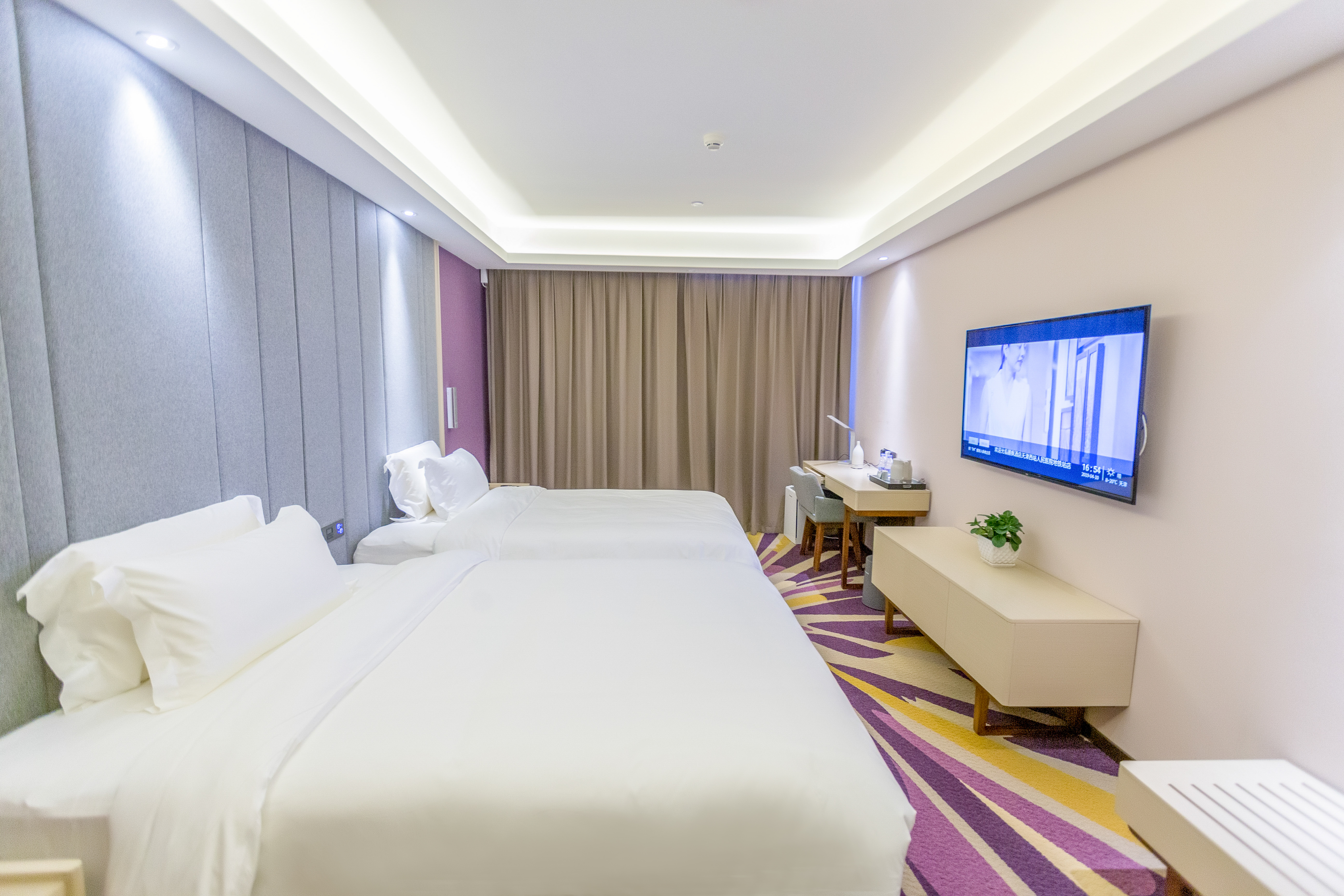 商务双床房（慕思床垫+电视投屏+智能客控+小冰箱）