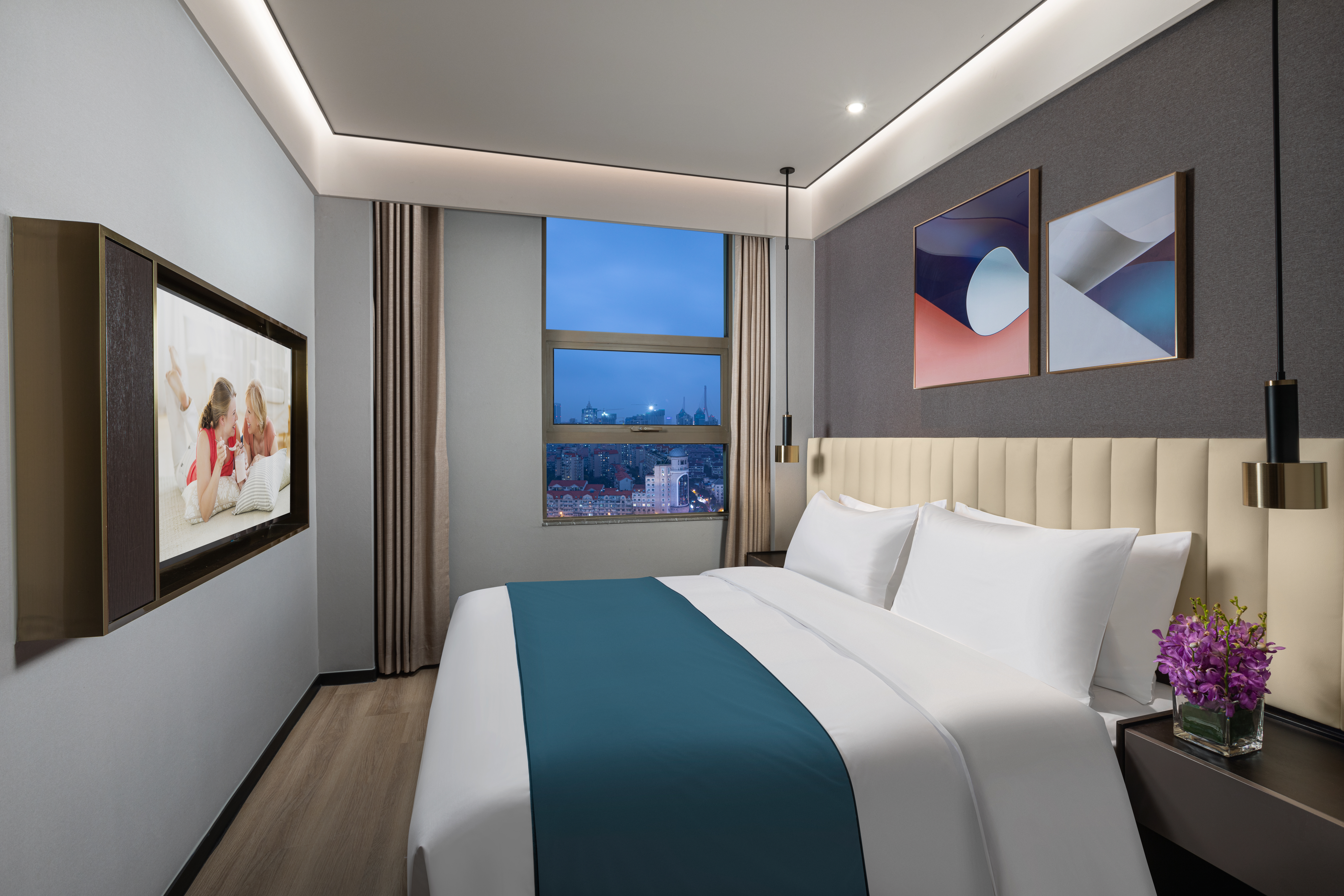 一房行政套房（洗烘机+冰箱+厨房+微波炉+可投屏）