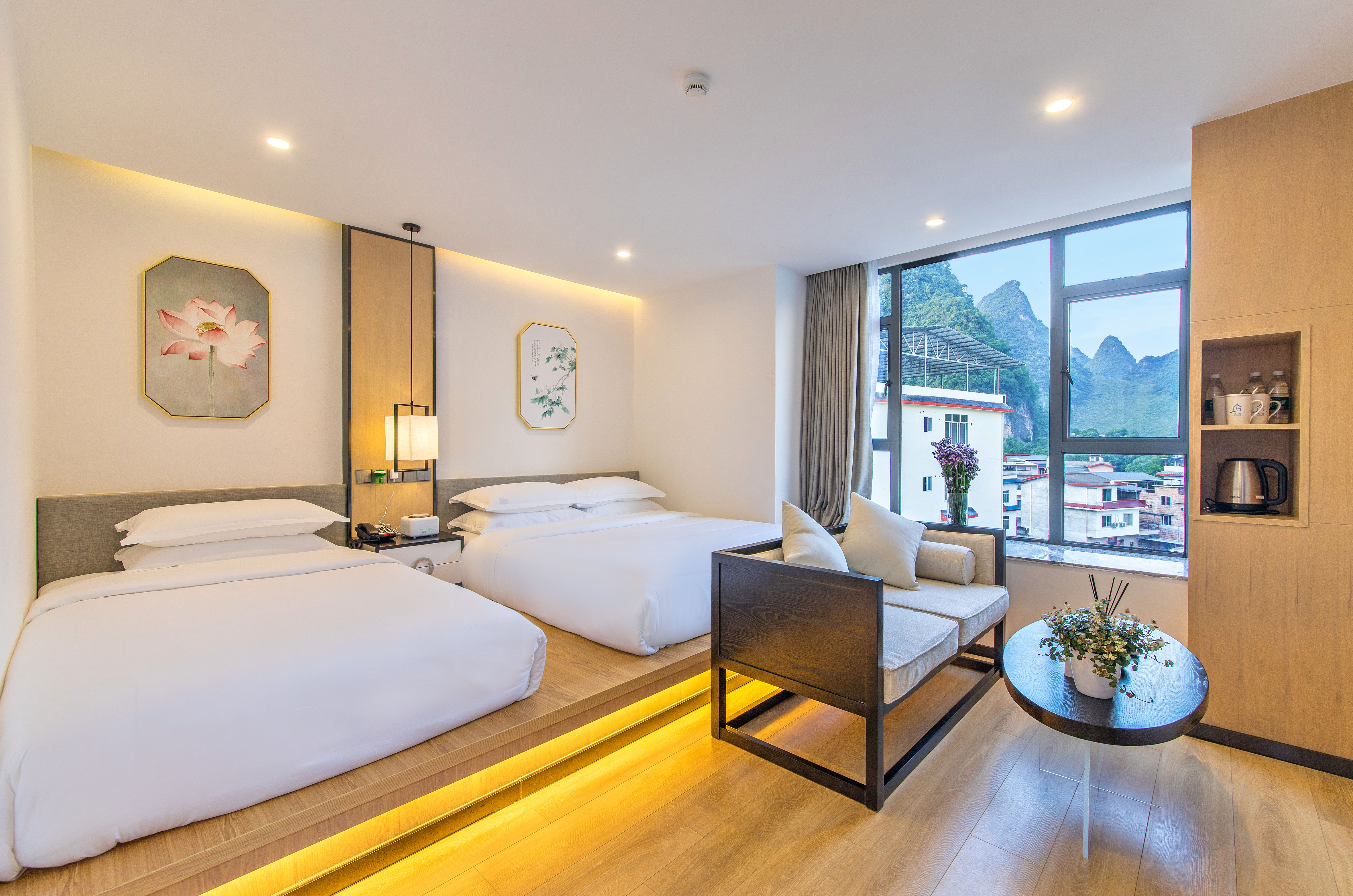 Countryside Impression Family Room With Japanese-Style Tatami Large&Small Beds And Tub