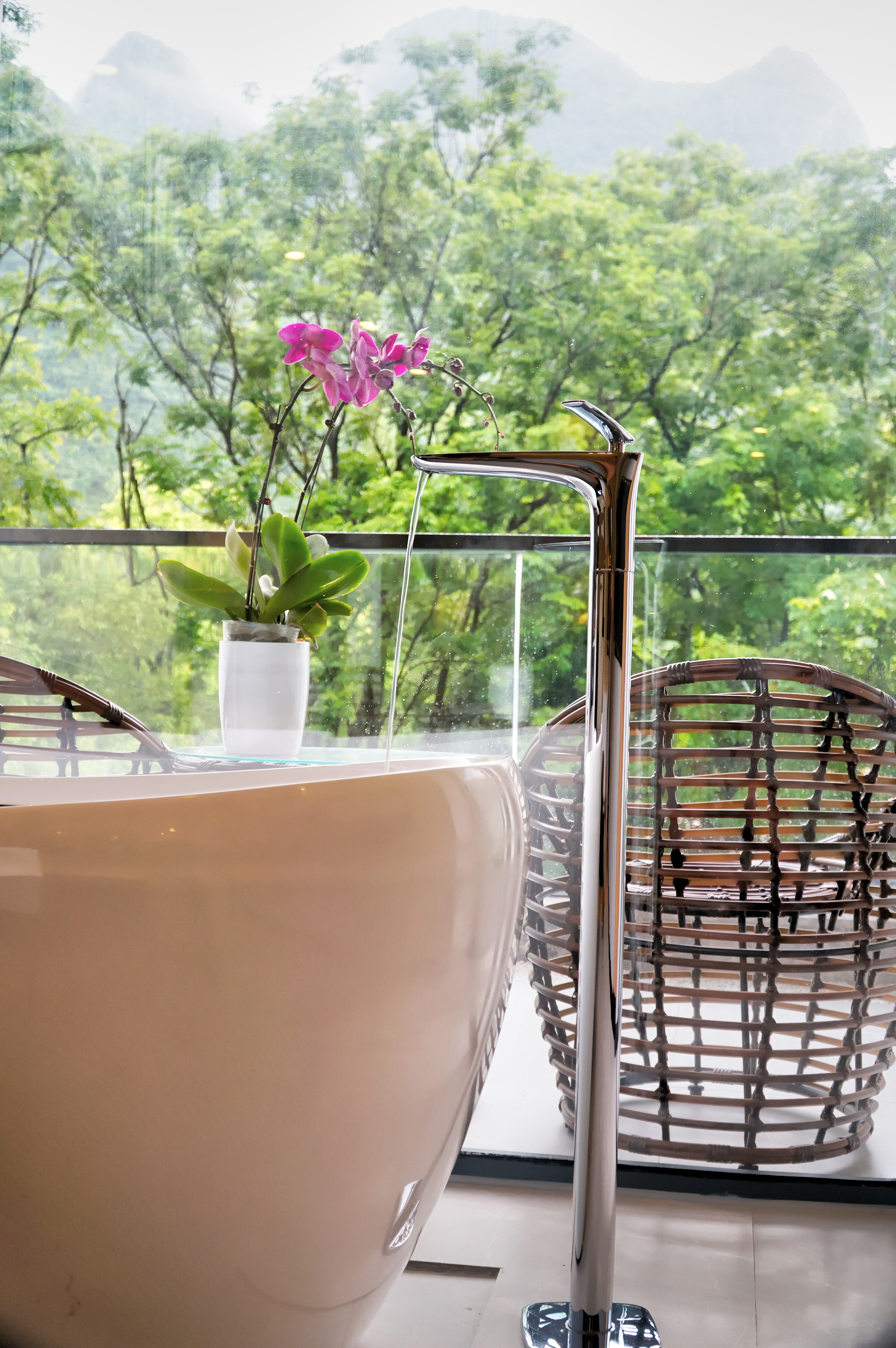 Shanshui Deluxe Standard Room With Scenic Balcony And Scenic Tub