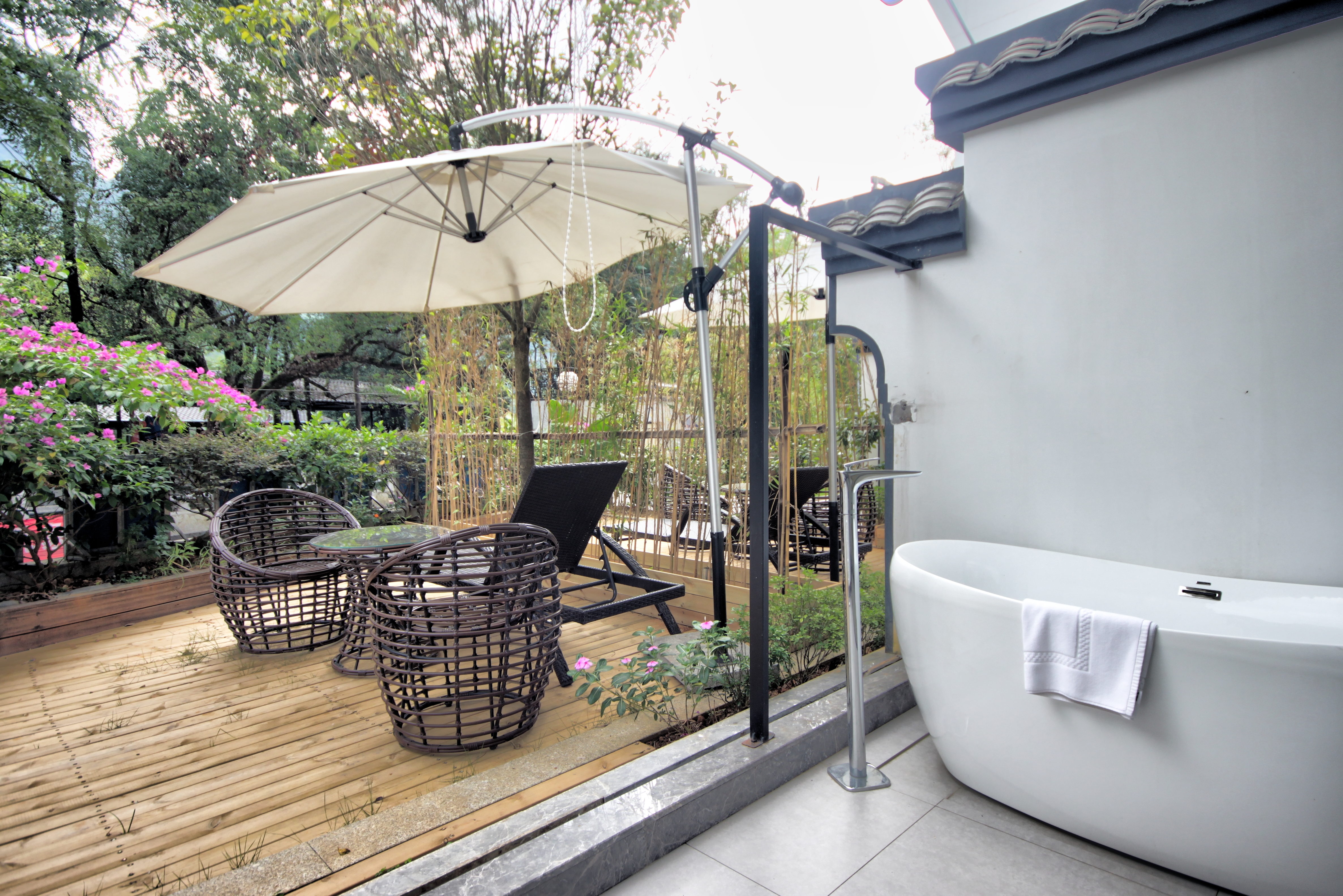 Courtyard Duplex Room With Private Garden, Two Bedrooms And Outdoor Tub
