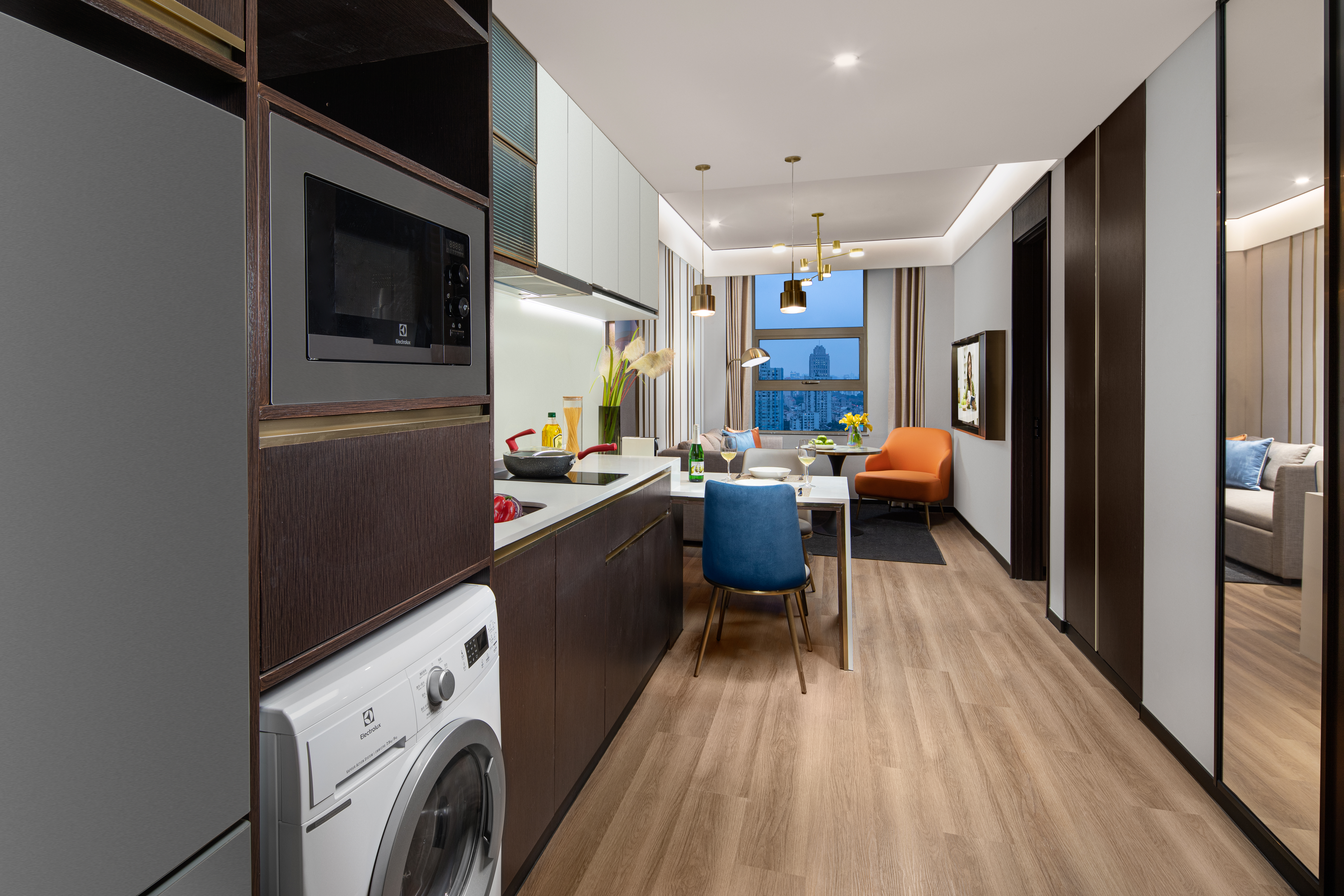 一房行政套房（洗烘机+冰箱+厨房+微波炉+可投屏）