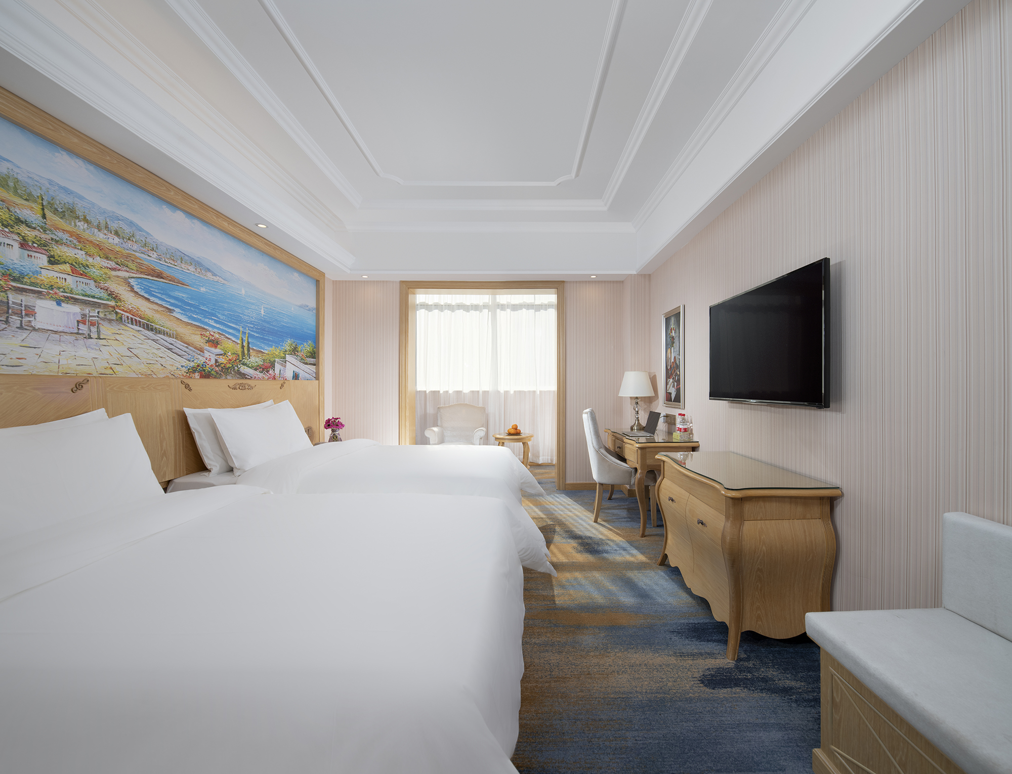 豪华双床房（康莱斯床垫+鹅绒枕+揽光舒眠）