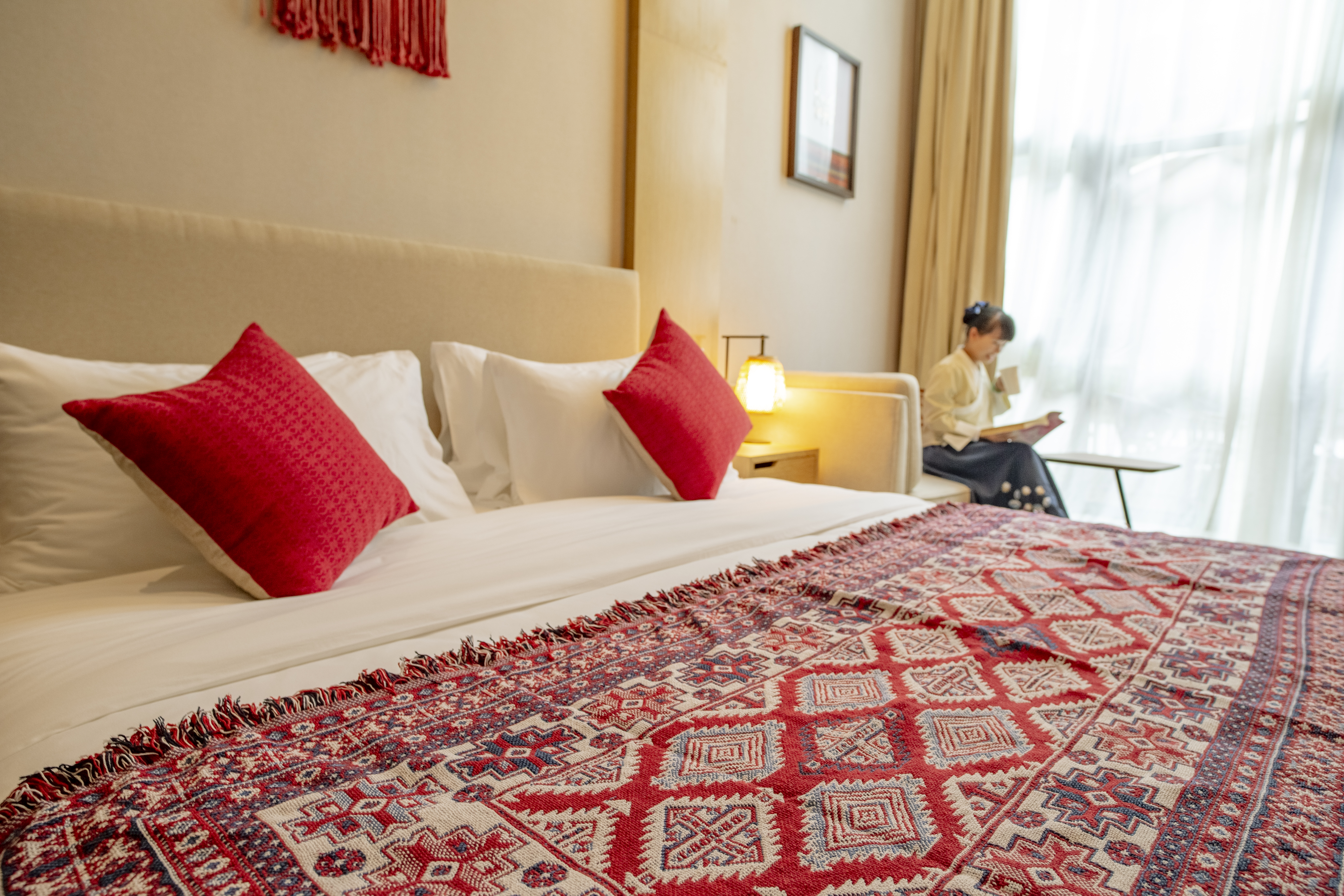 Loft亲子套房【独立庭院+小童书桌】